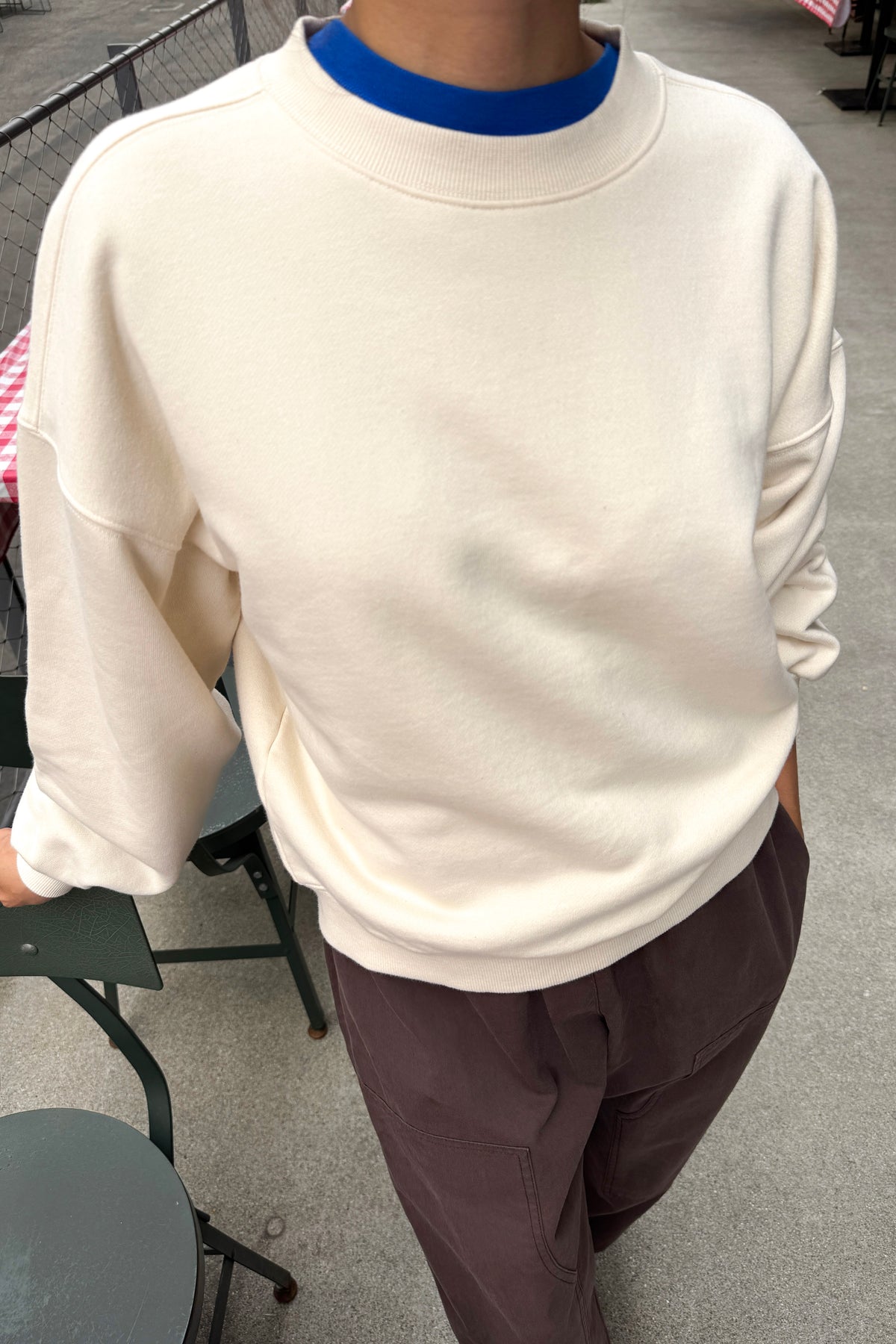French Terry Core Sweatshirt - Naturel