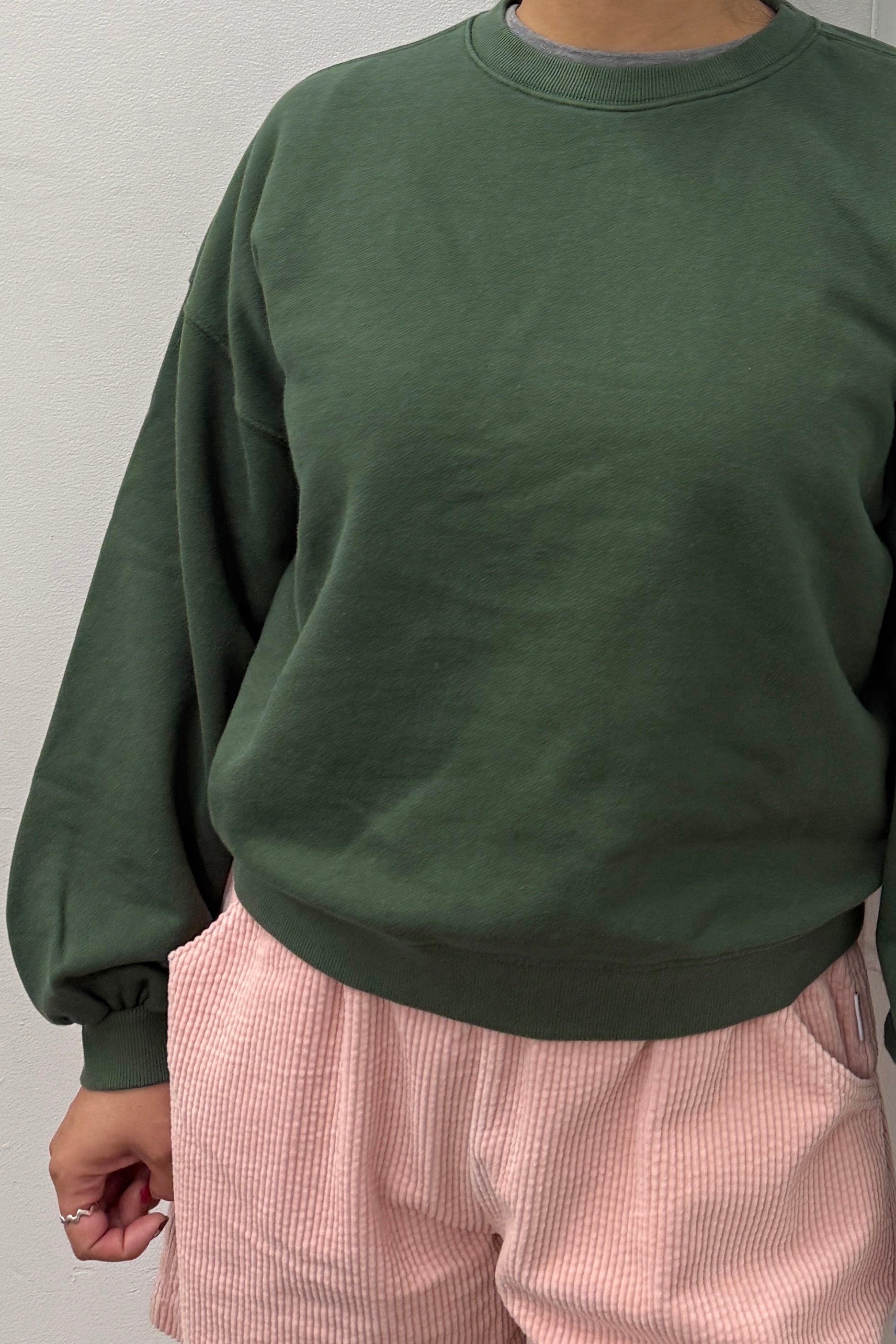 French Terry Core Sweatshirt - Cedar Green