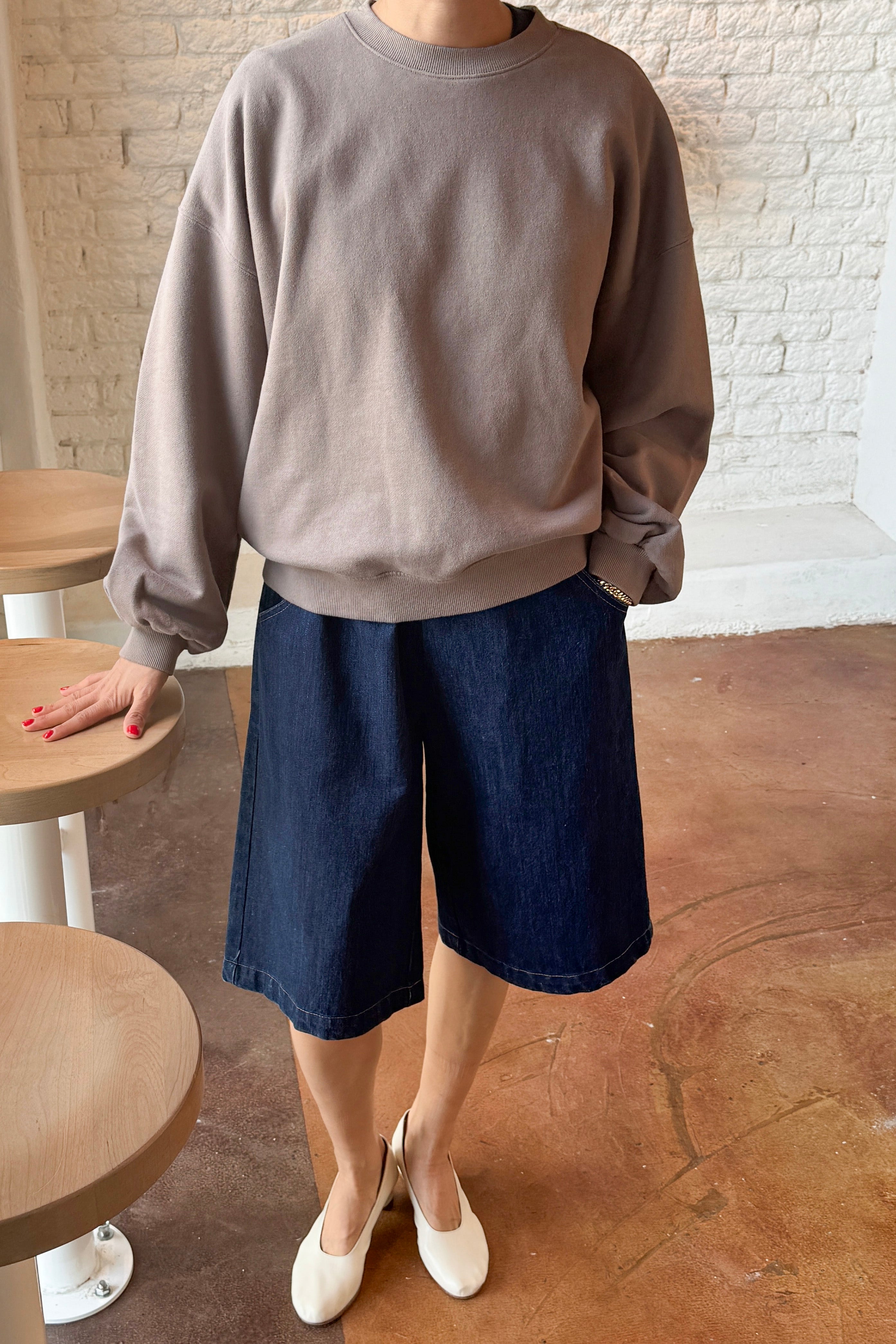 French Terry Core Sweatshirt - Mushroom