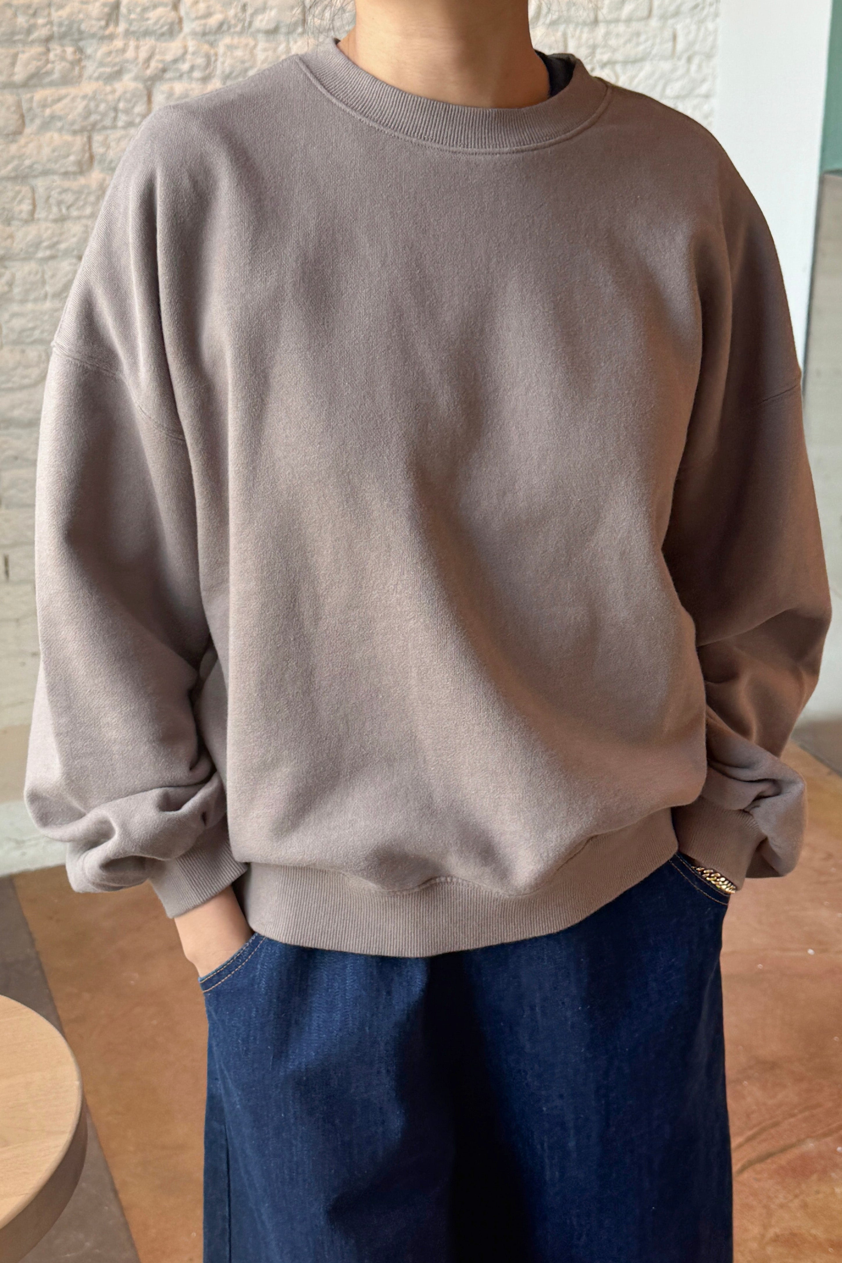 French Terry Core Sweatshirt - Mushroom