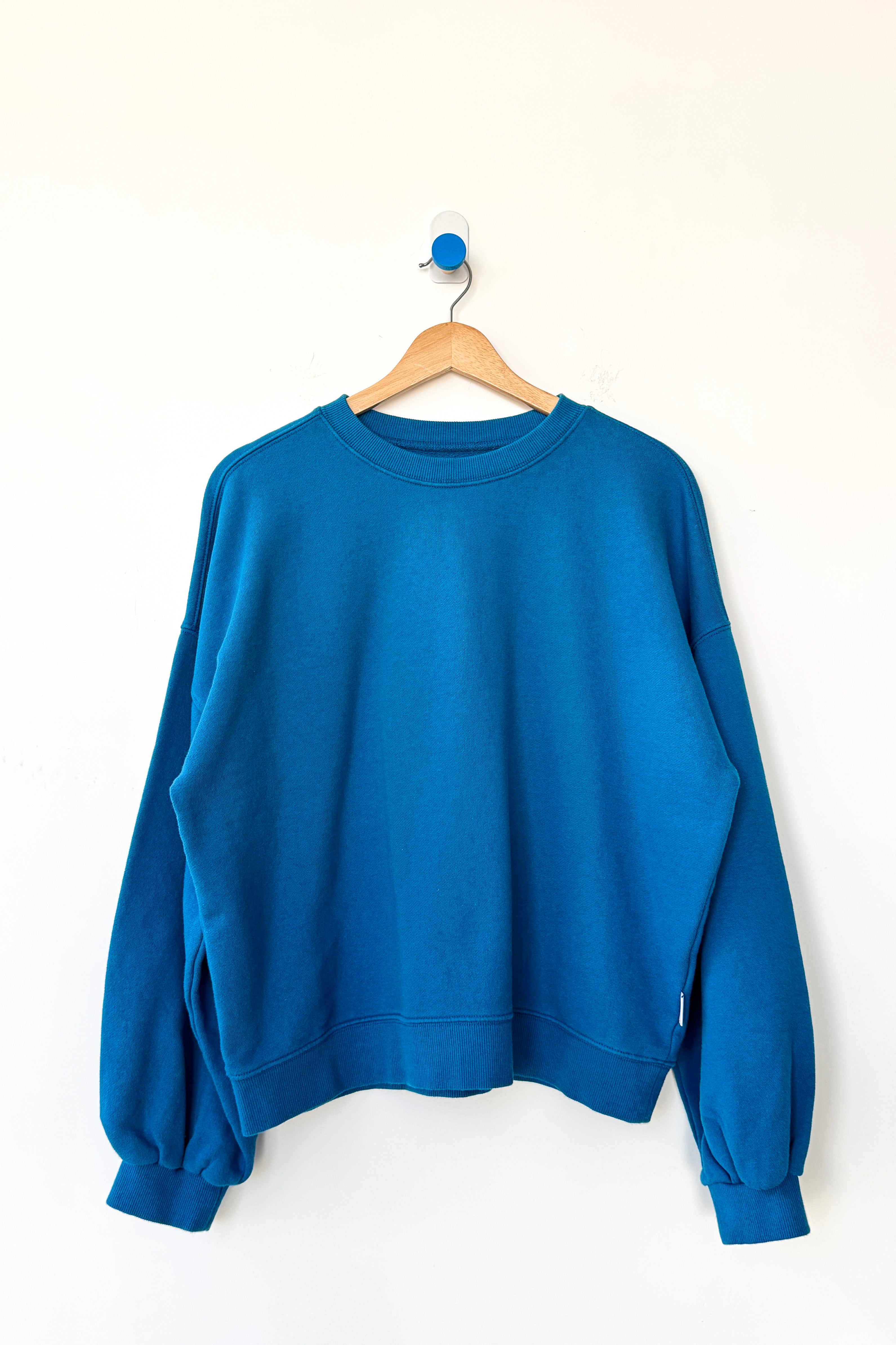 French Terry Core Sweatshirt - Teal Blue