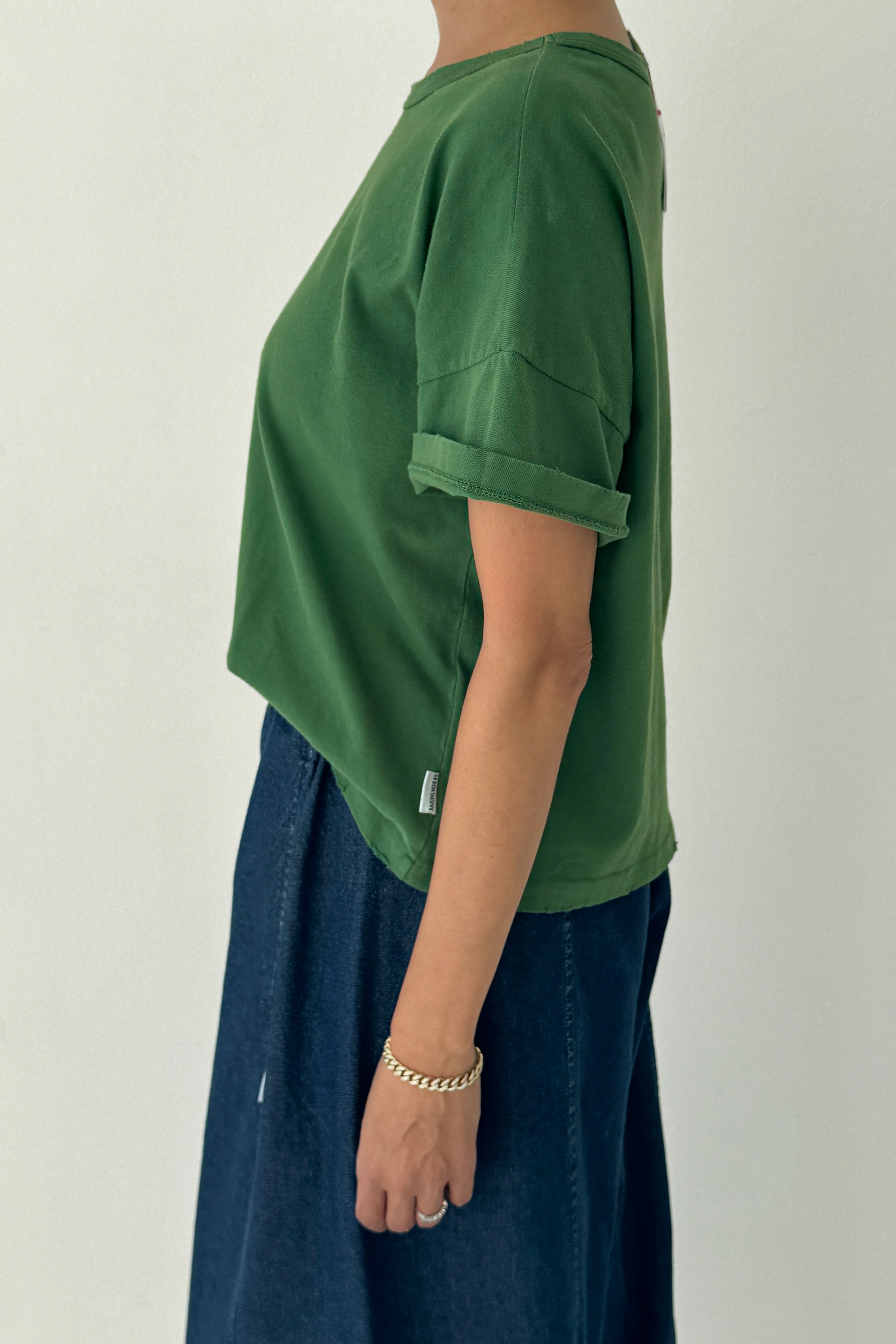 Vintage Fille Tee - Avocado