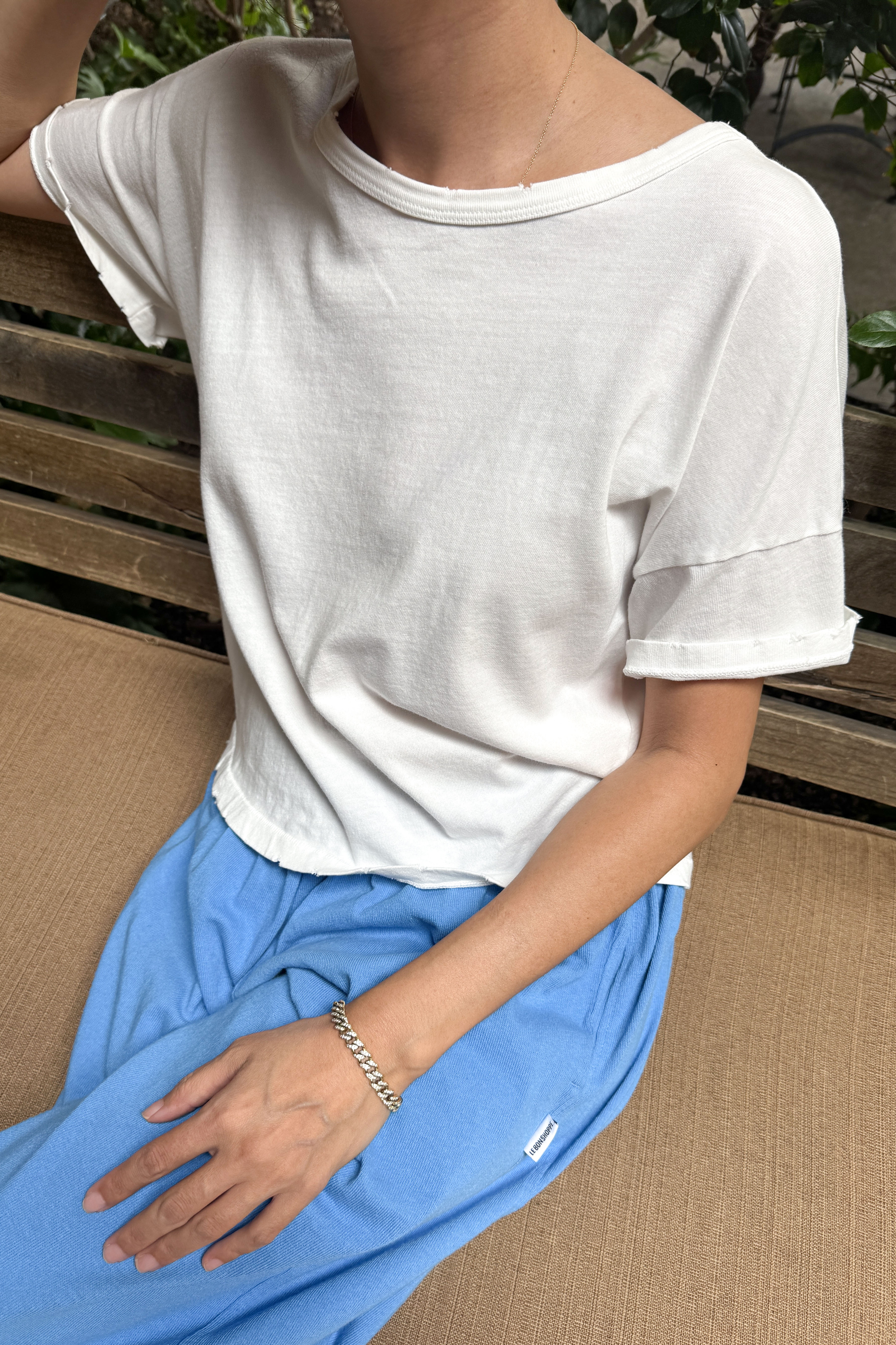 Camiseta Vintage Fille - Blanco Limpio