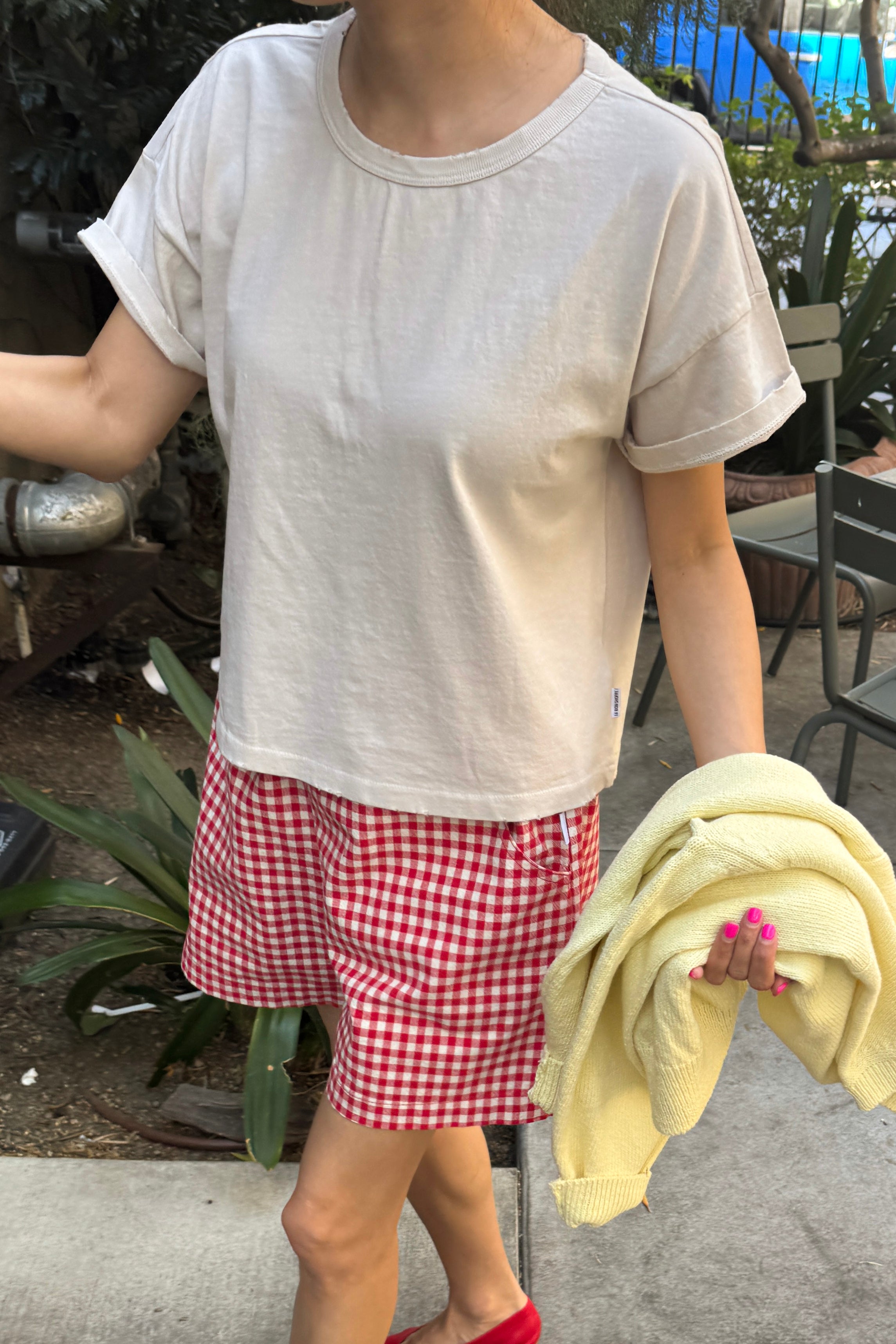 Vintage Fille Tee - Rice