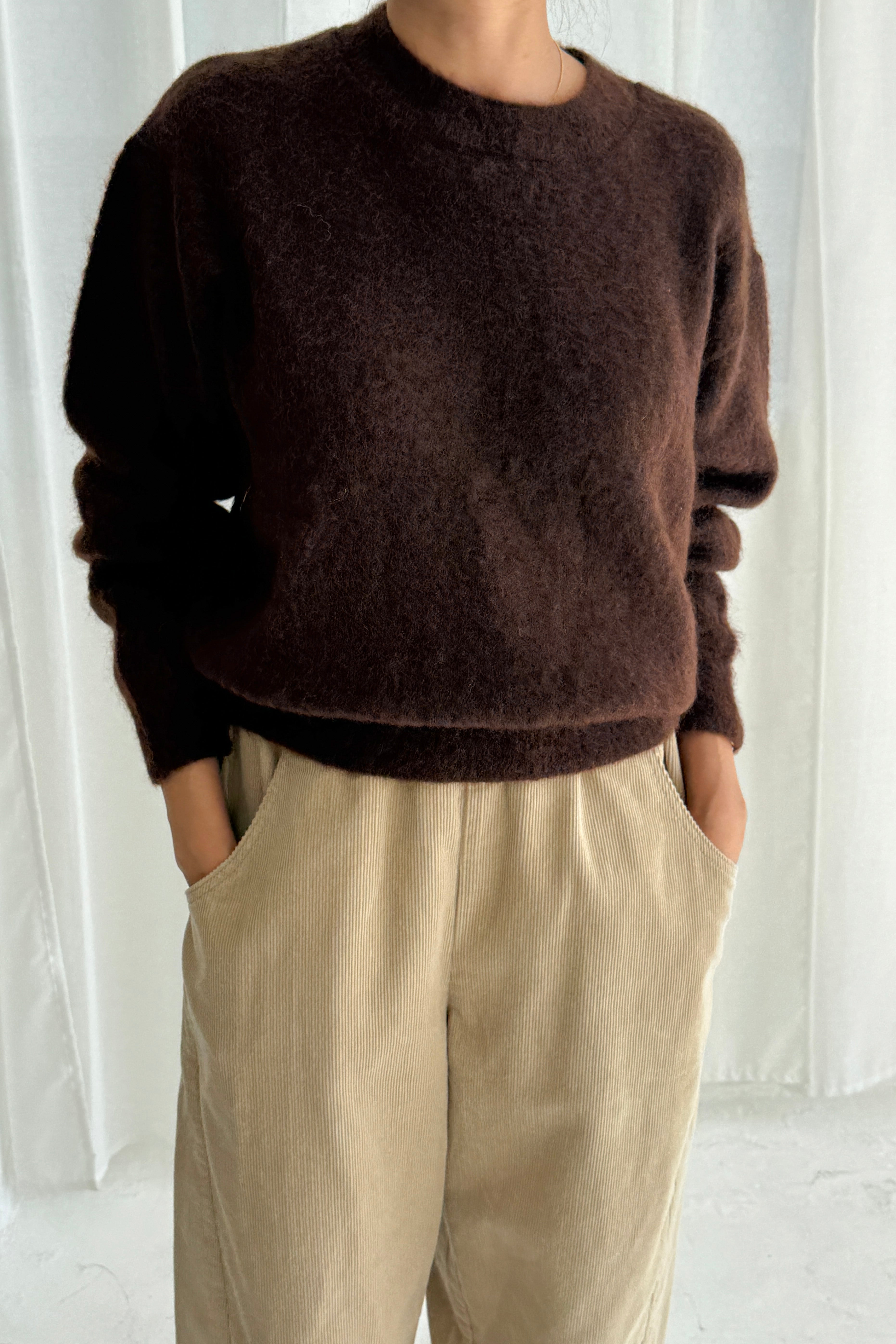 Finn Mohair Sweater - Cocoa Bean