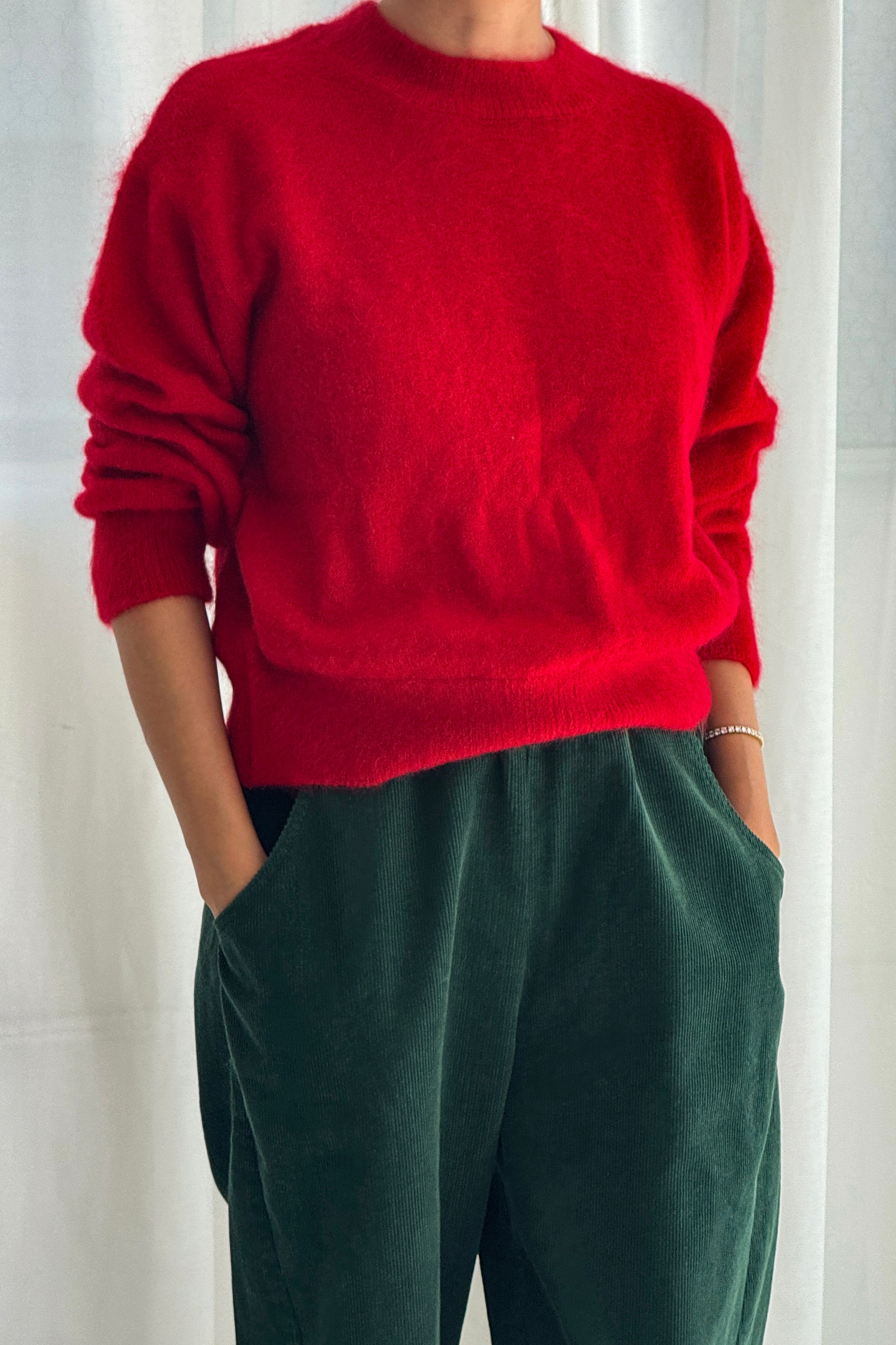 Finn Mohair Sweater - Red
