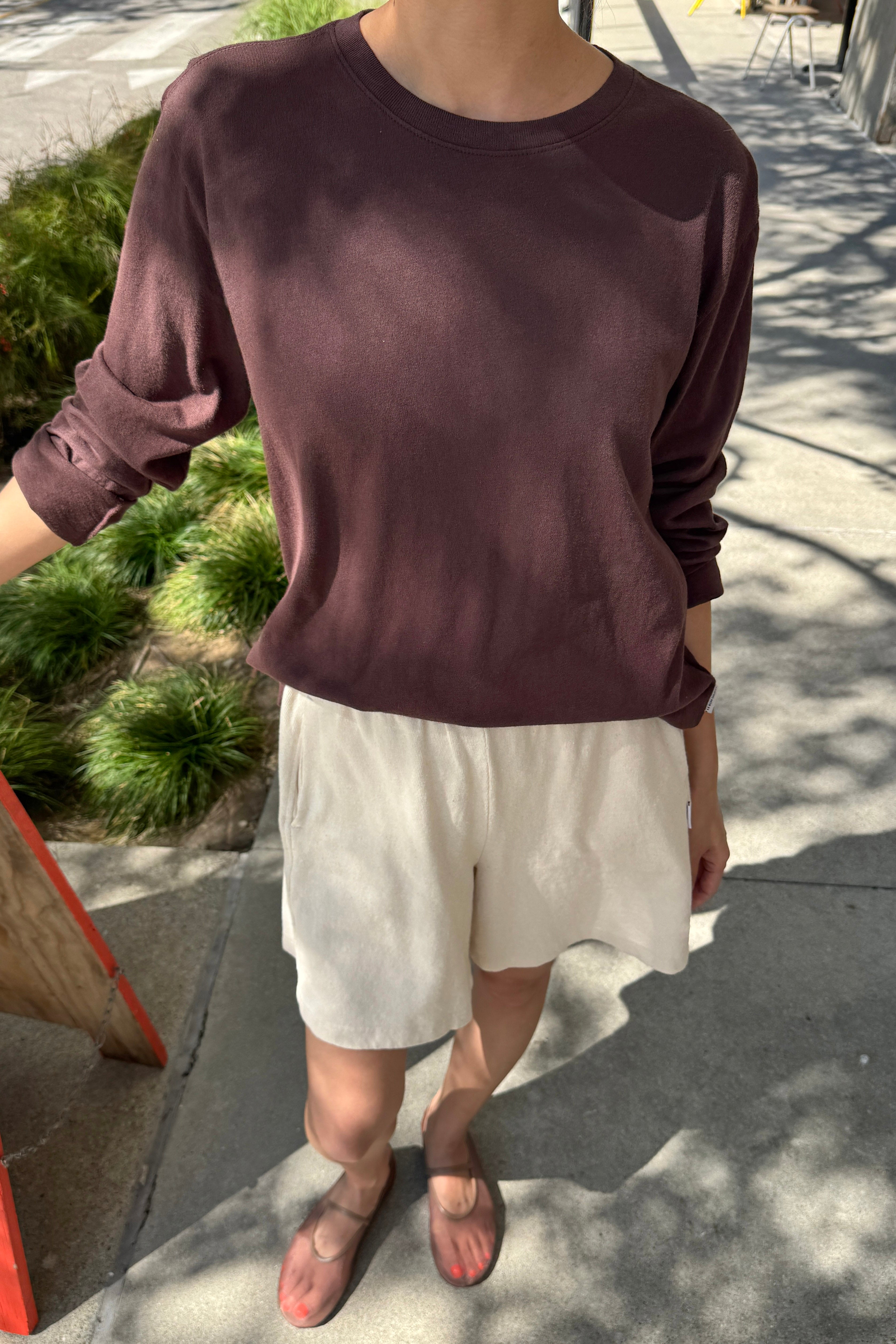 Foundation Long Sleeve Tee - Dark Cacao
