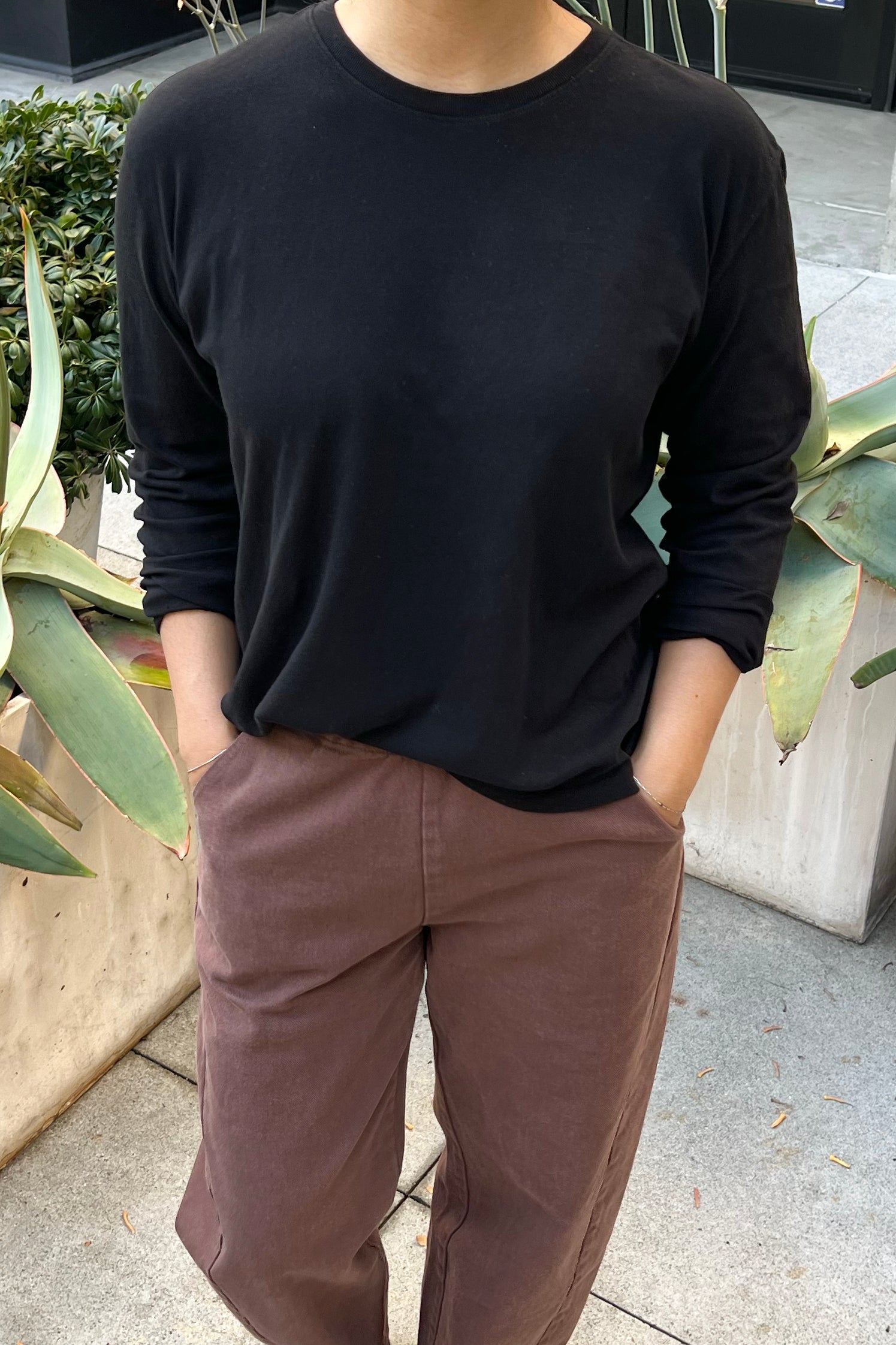 Foundation Long Sleeve Tee - True Black