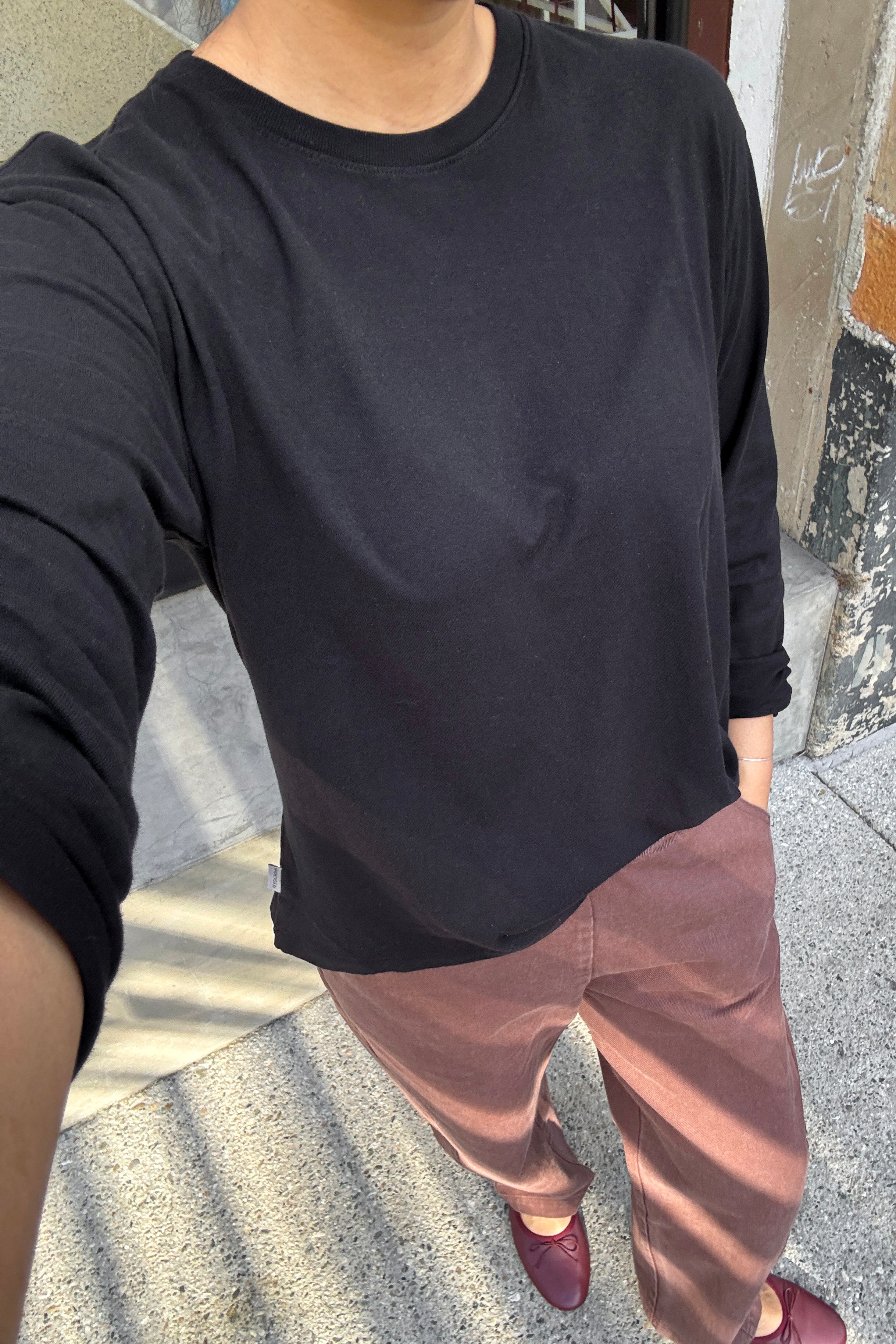 Foundation Long Sleeve Tee - True Black