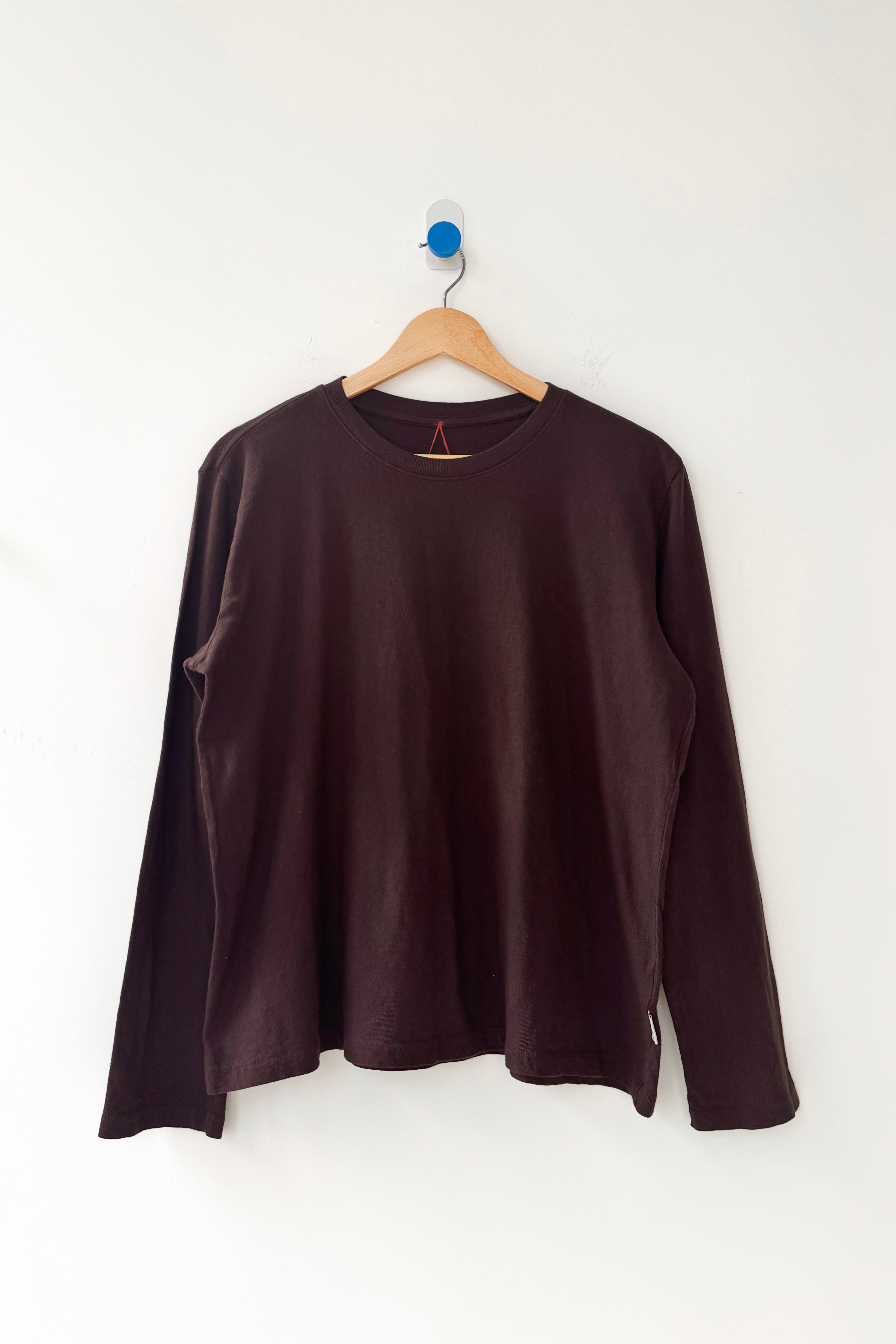 Foundation Long Sleeve Tee - Dark Cacao