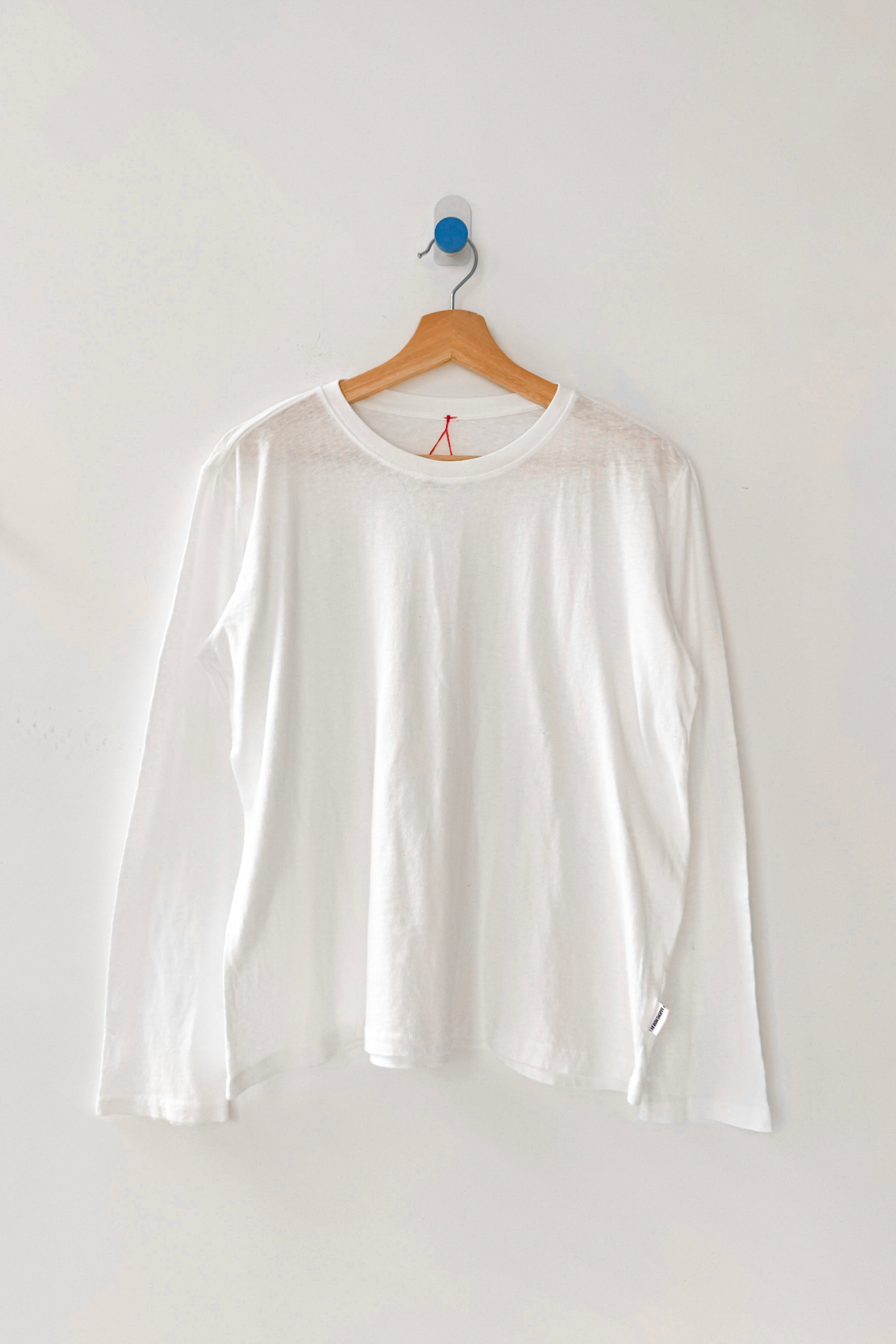 Foundation Long Sleeve Tee - Vintage White