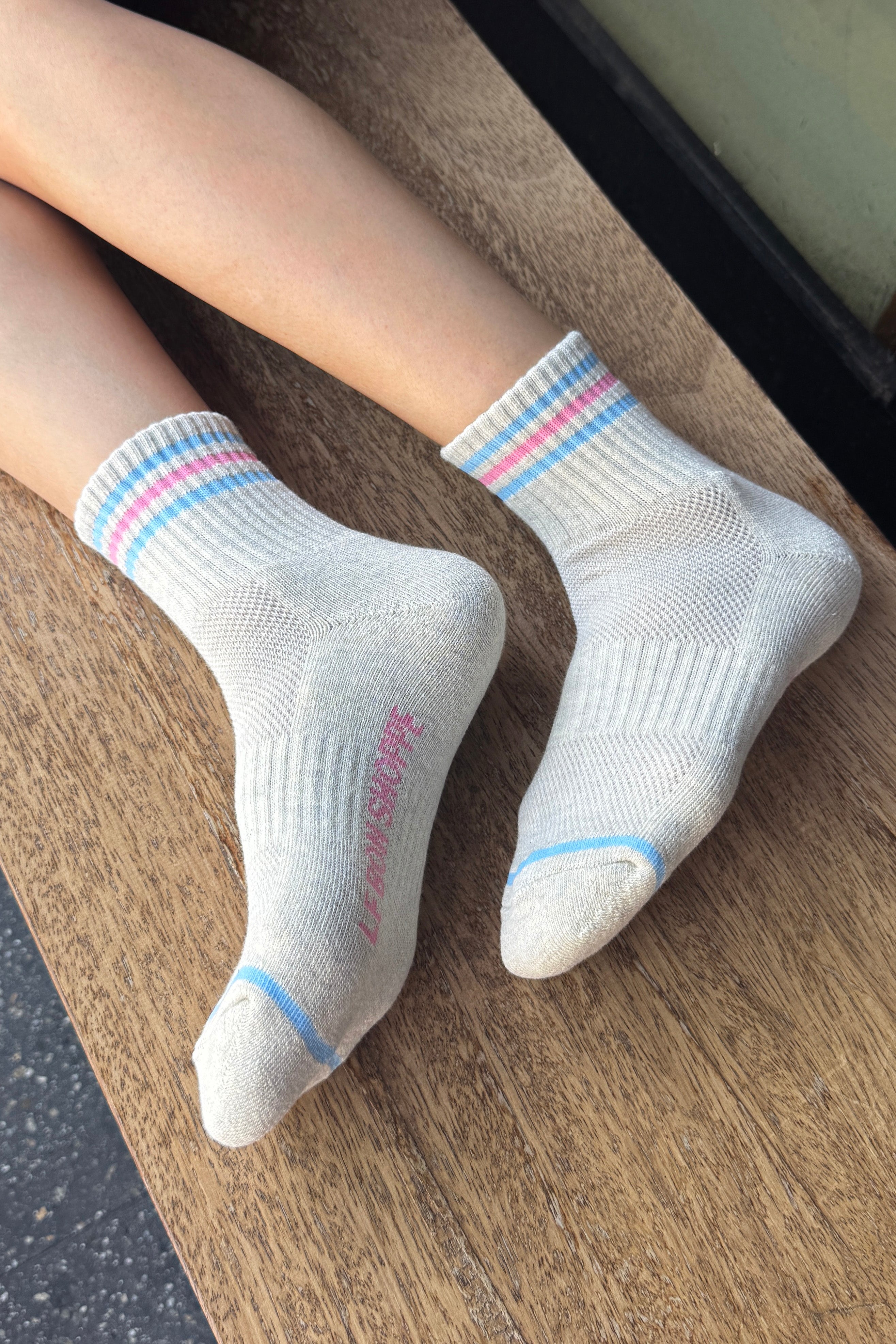 Chaussettes Girlfriend - Gris Vif 