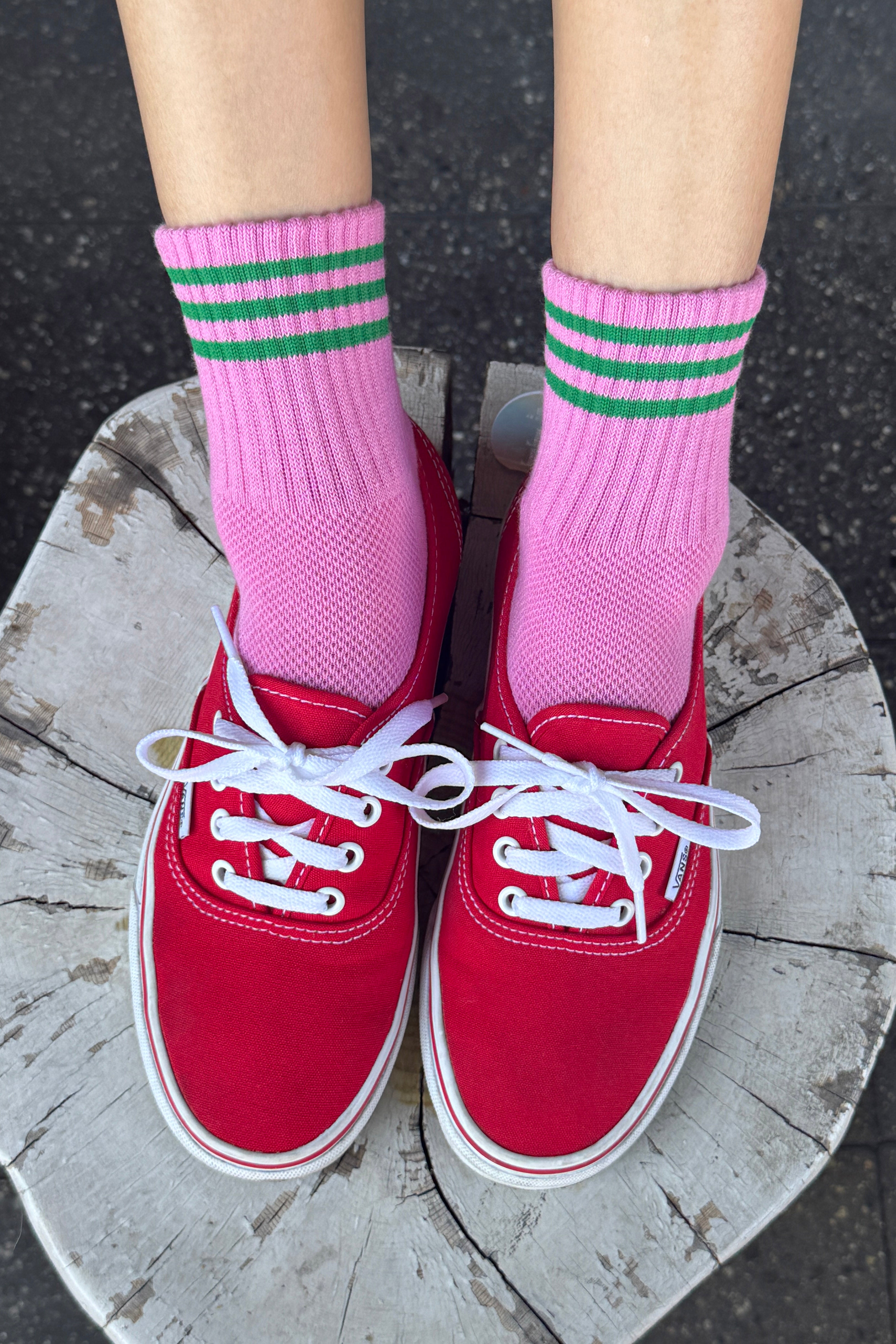 Chaussettes Girlfriend - Rose Rose 