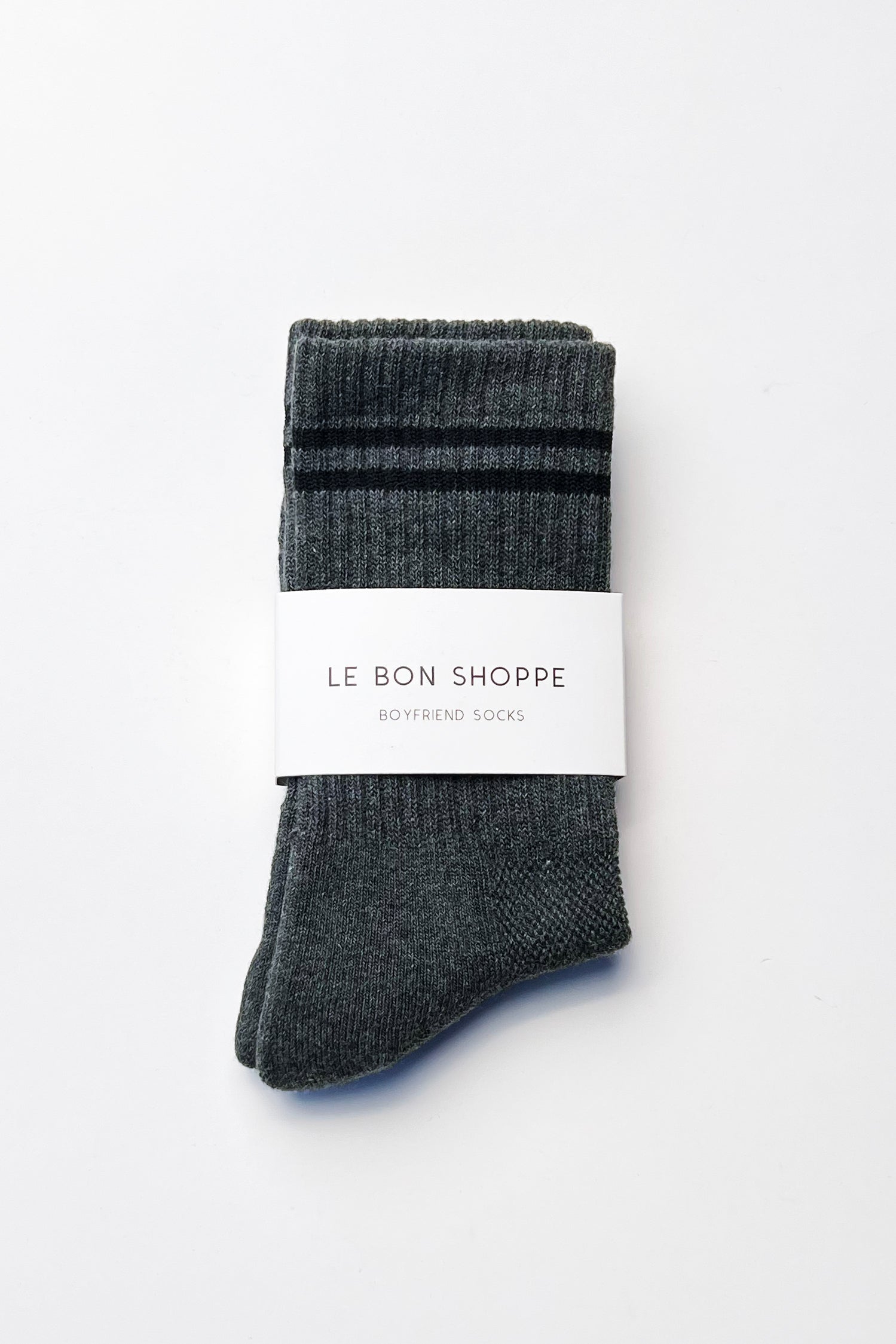 Boyfriend Socks - Charcoal
