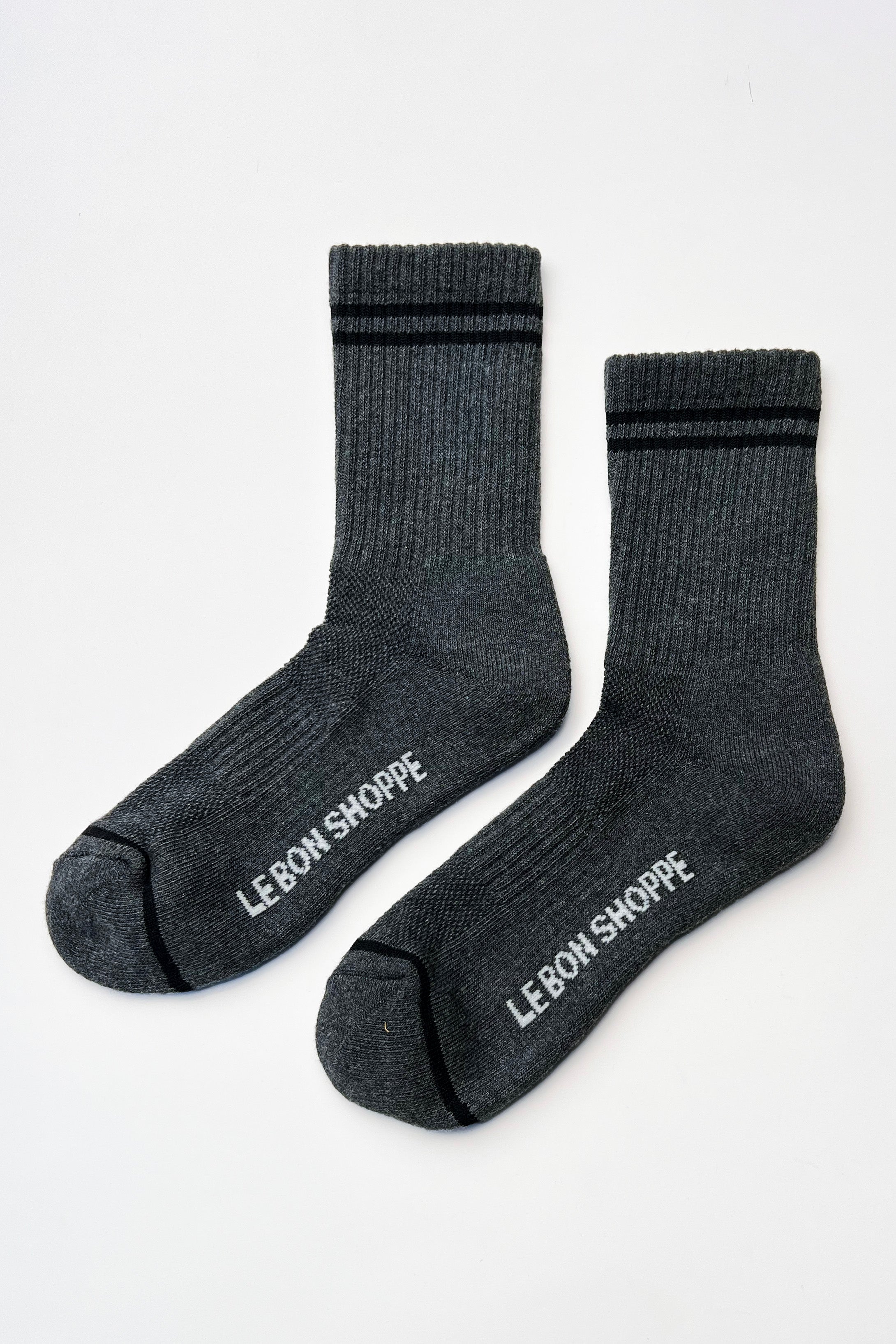 Boyfriend Socks - Charcoal
