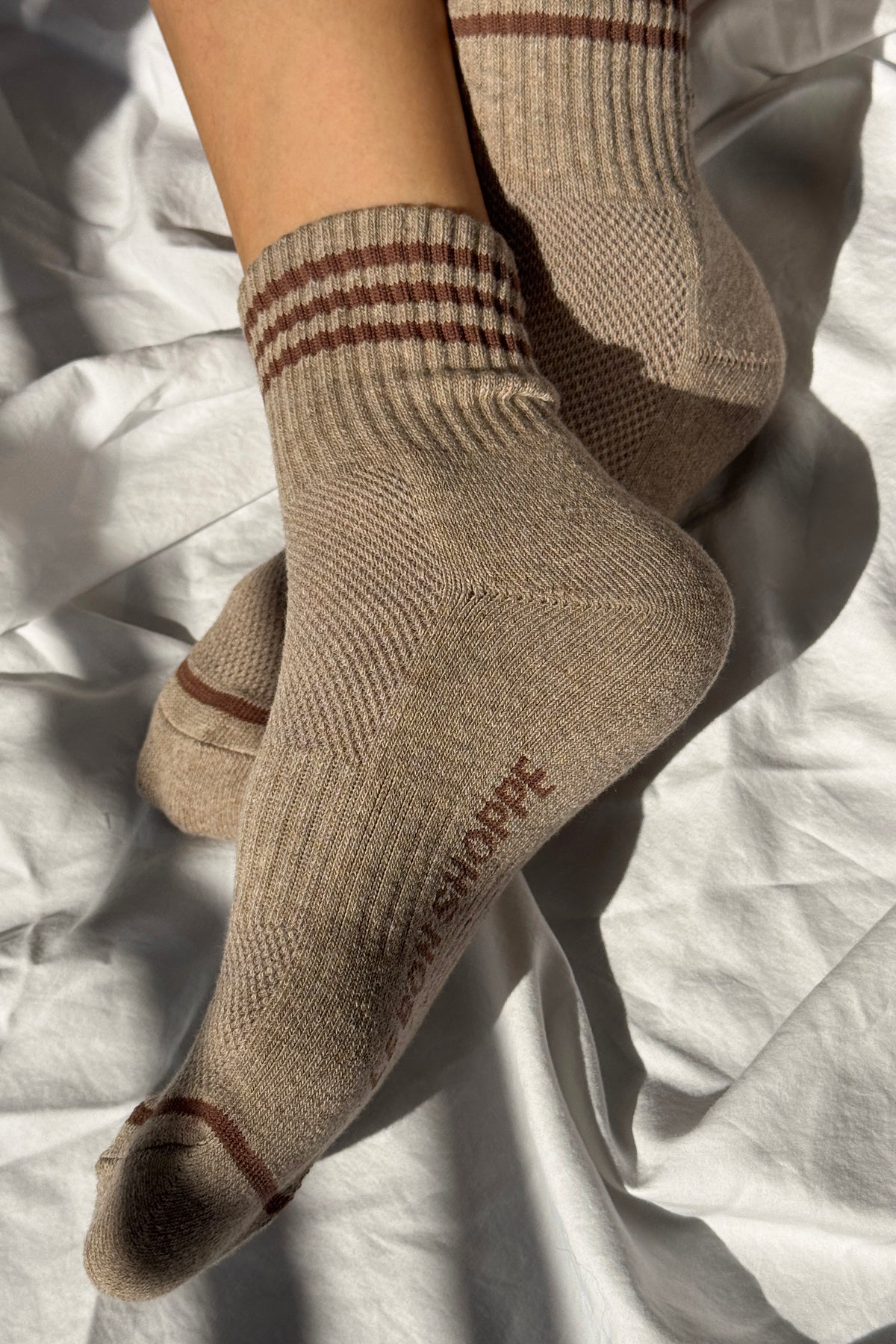 Chaussettes Girlfriend - Noisetier 