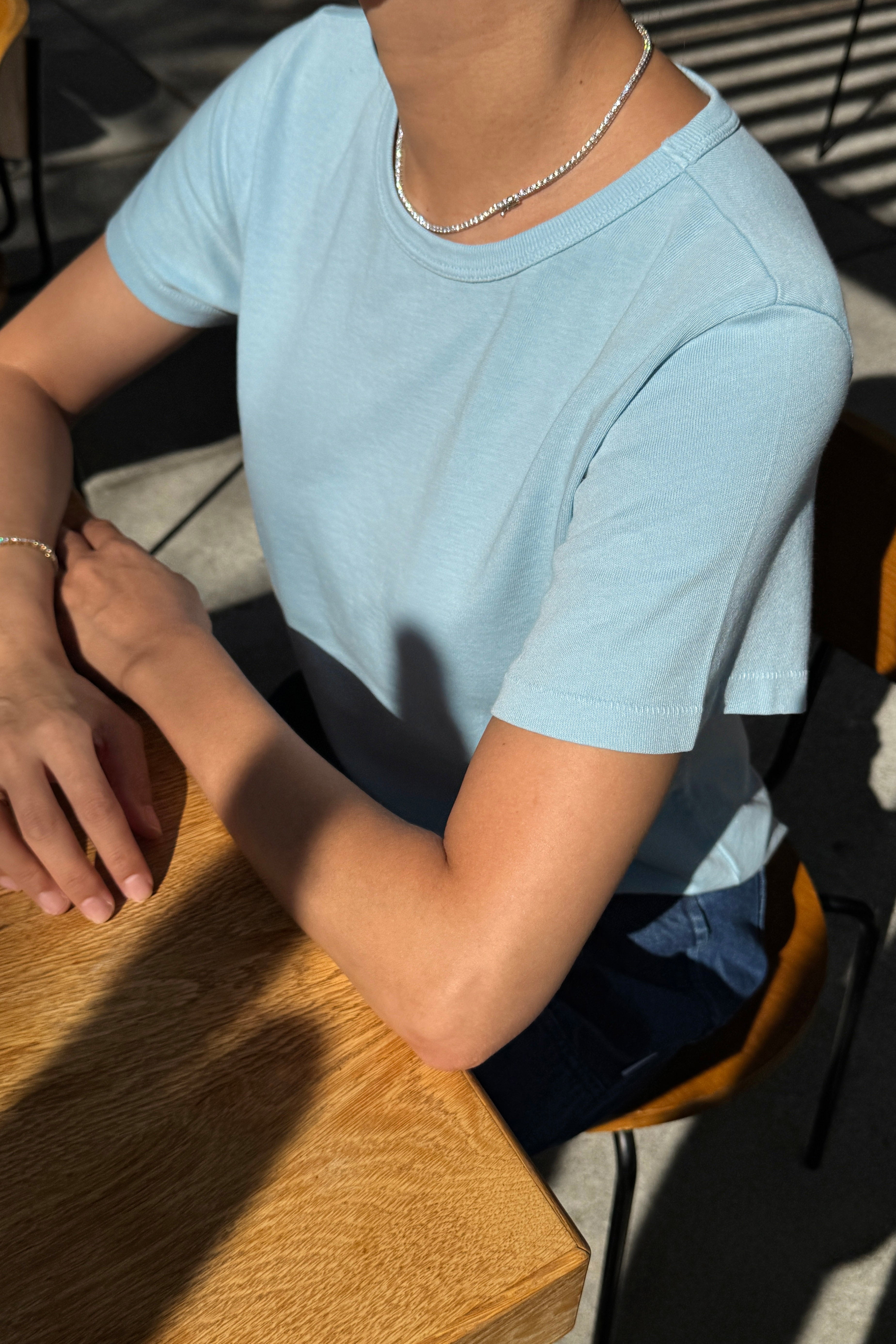 The Go-To Tee - Baby Blue