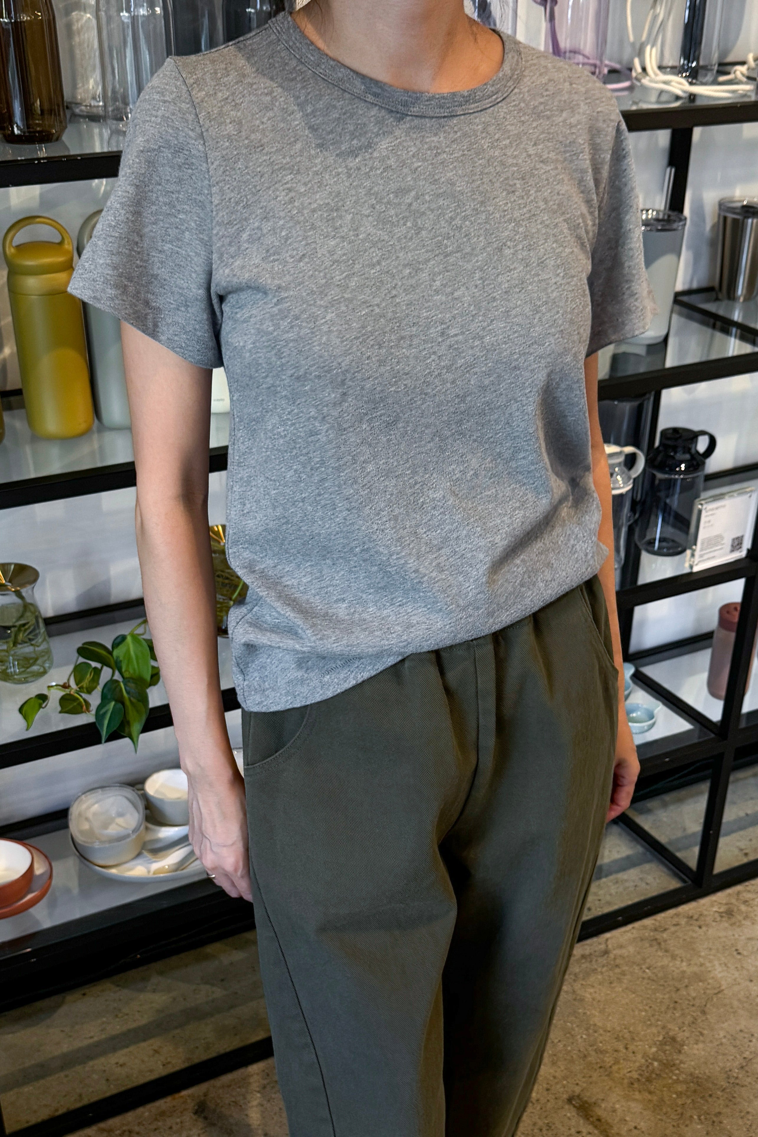 The Go-To Tee - Melange Grey