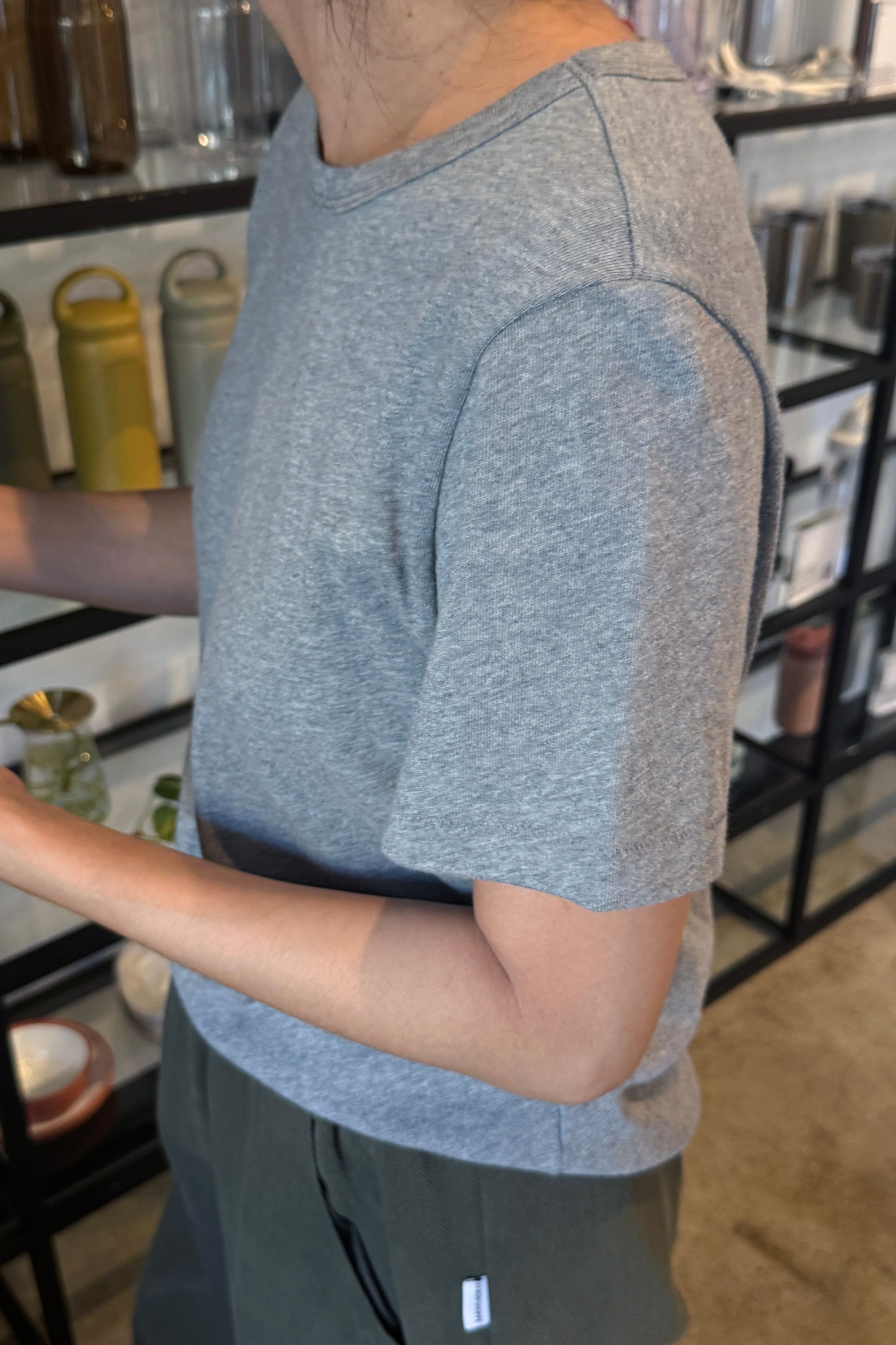 The Go-To Tee - Melange Grey
