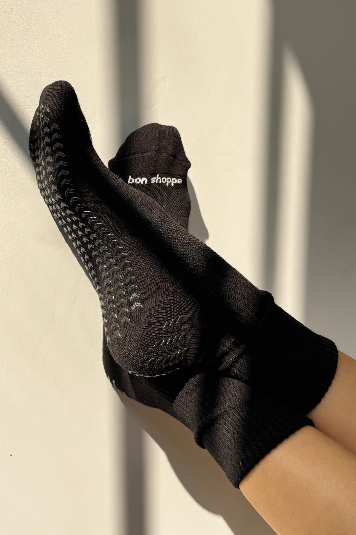 Grip Gym Socks - Black + Black