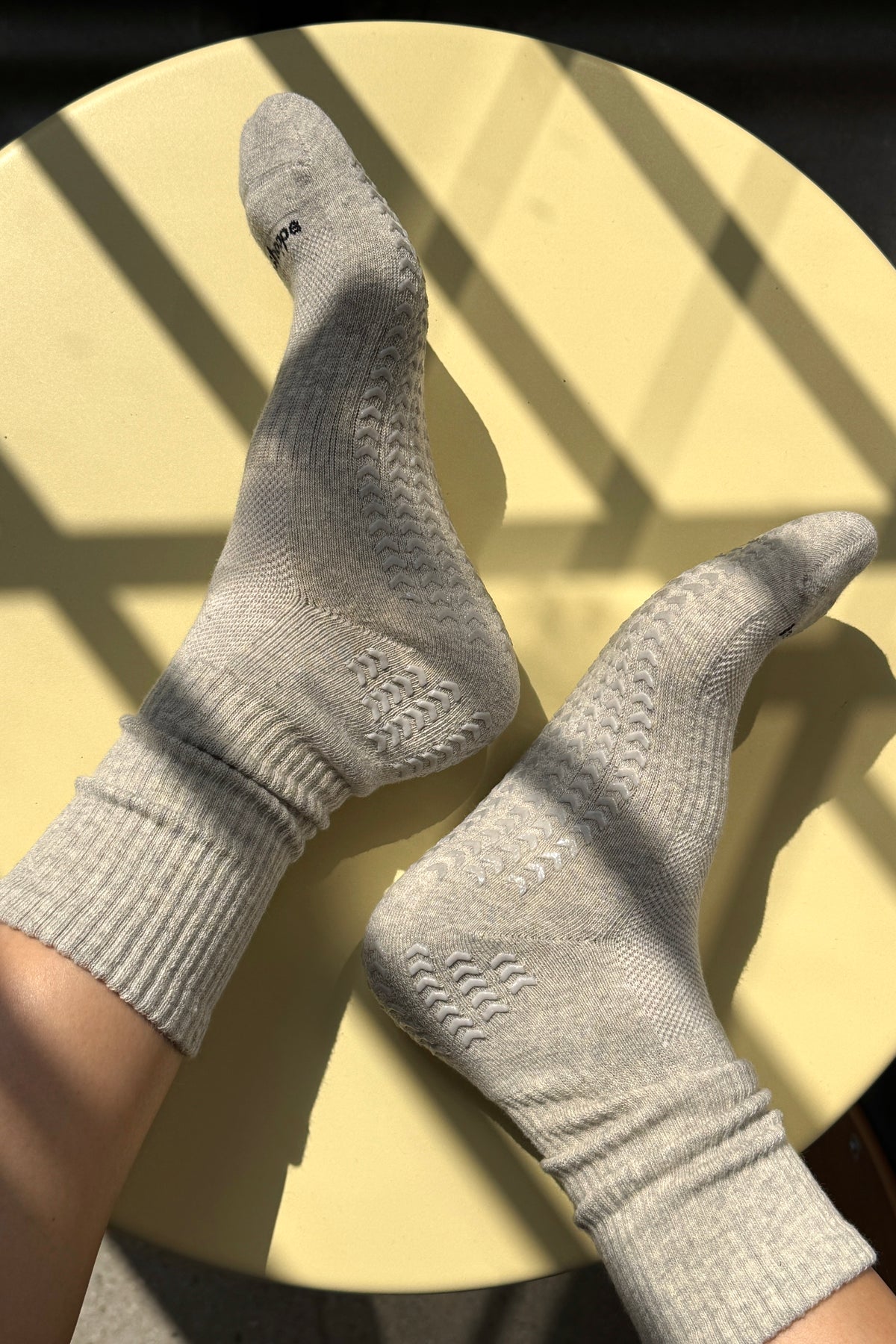 Grip Gym Socks - Grey + Grey