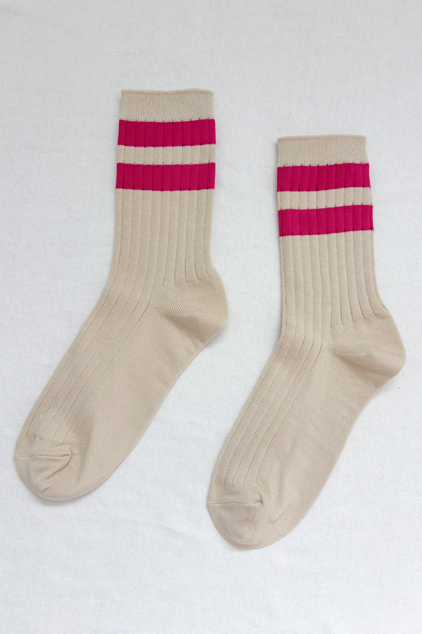 Her Varsity Socks - Magenta