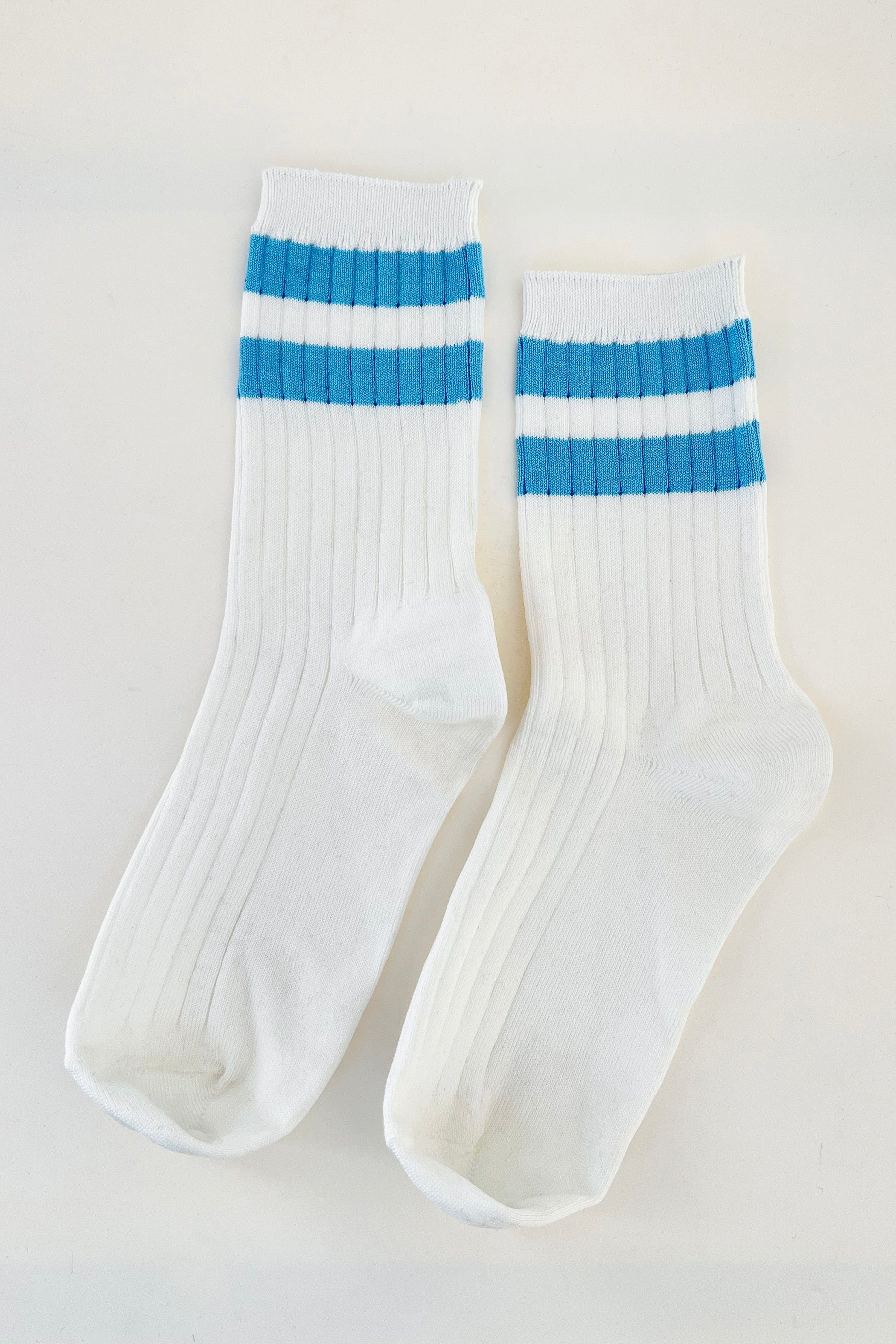 Her Varsity Socks - Blue Stripe