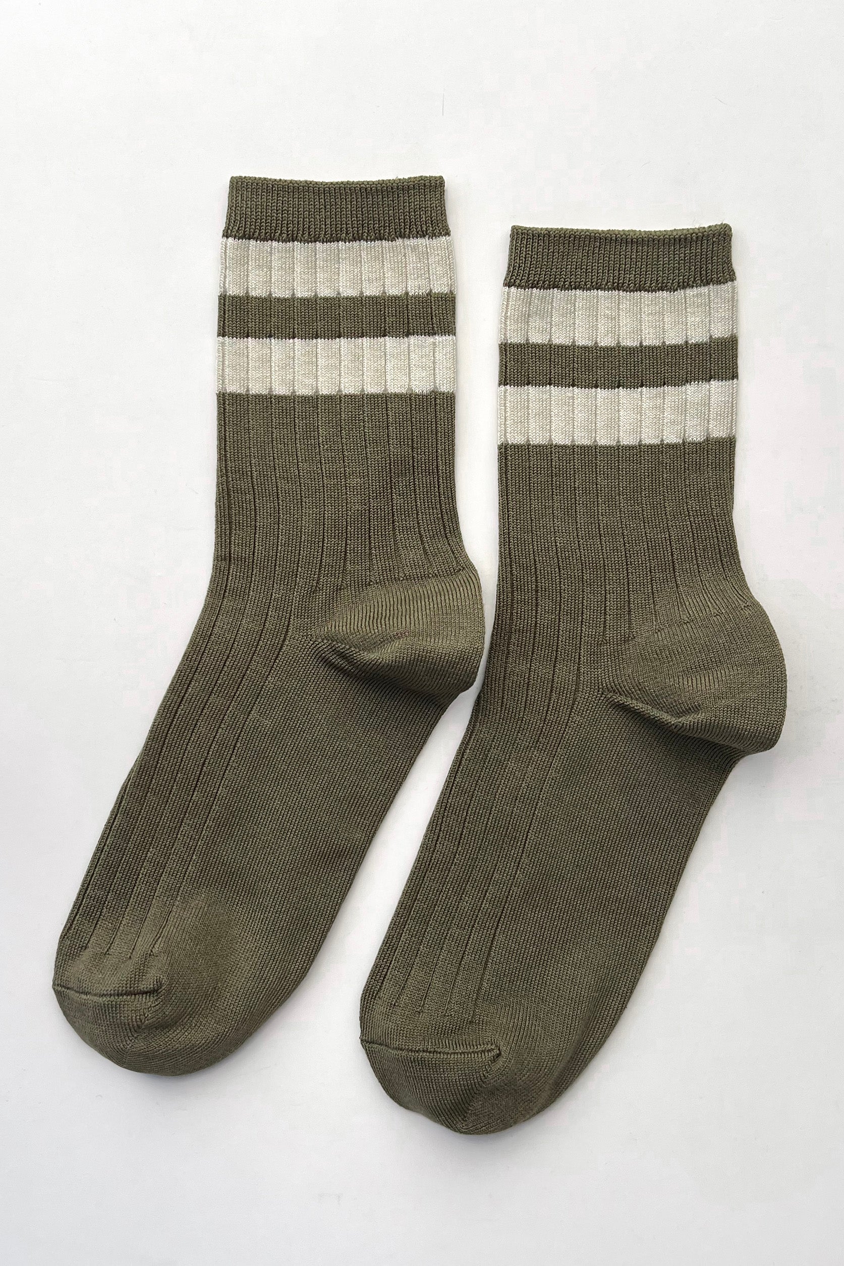 Her Varsity Socks - Fern