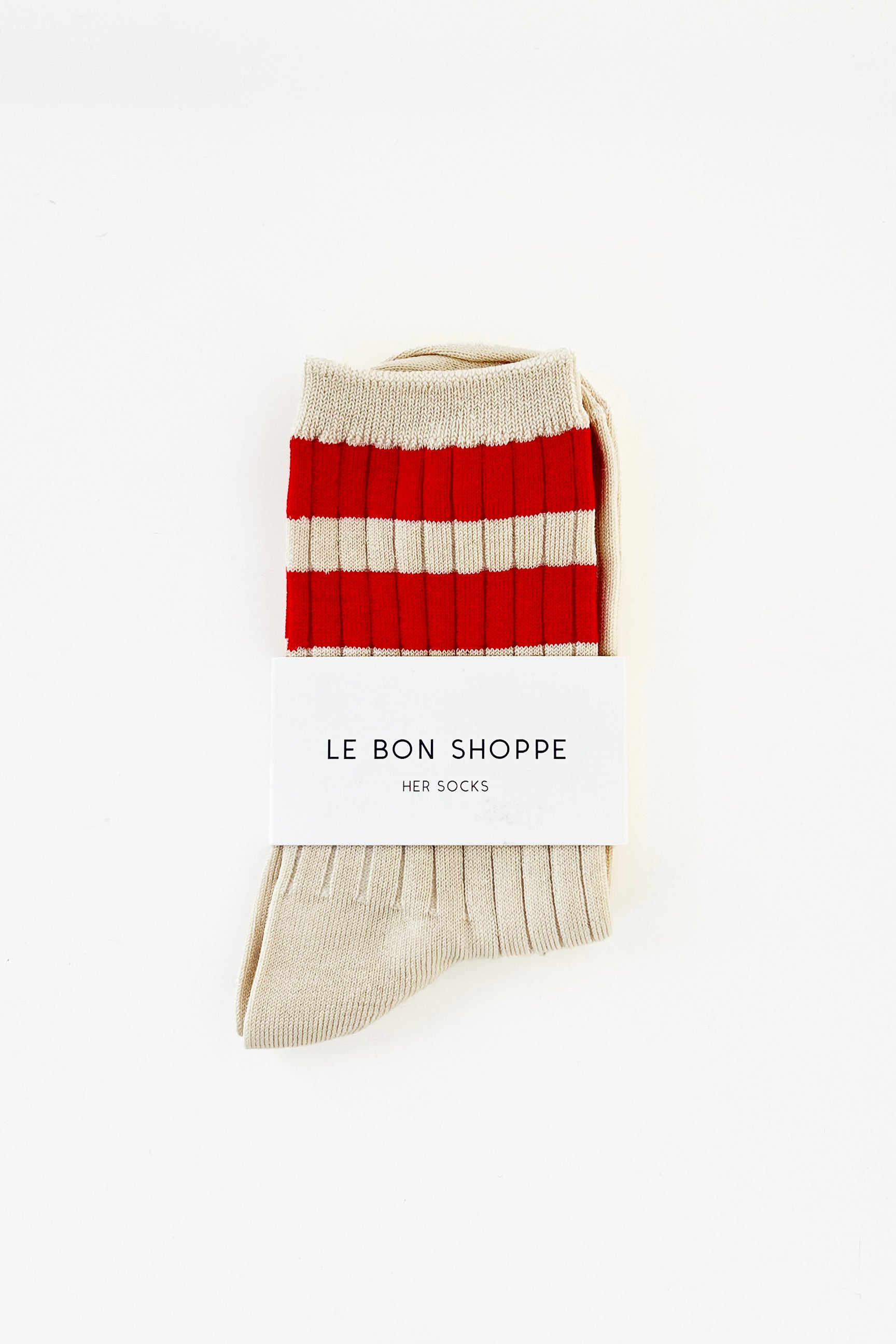 Her Varsity Socks - RED