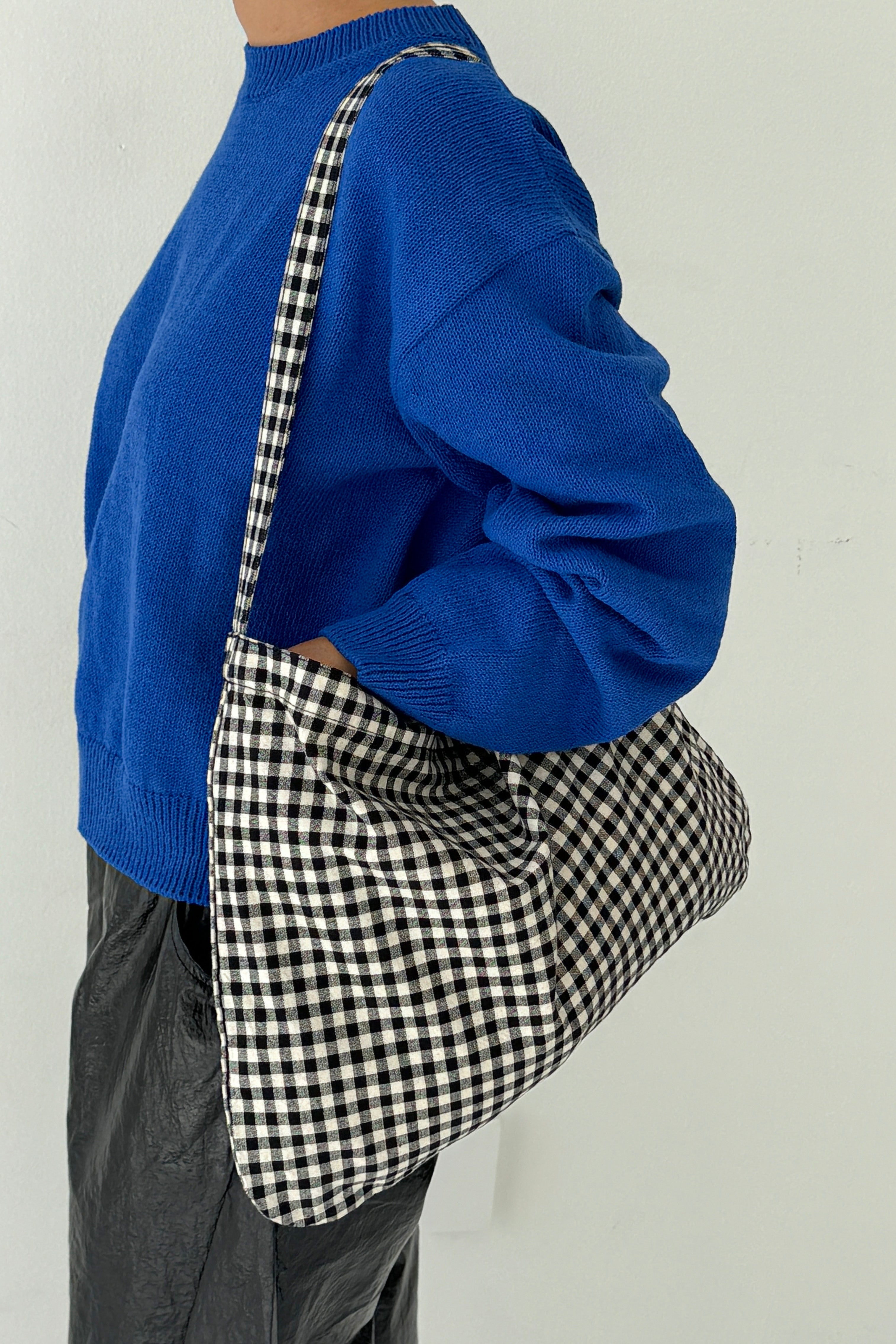 Happy Carry Bag - Black Gingham