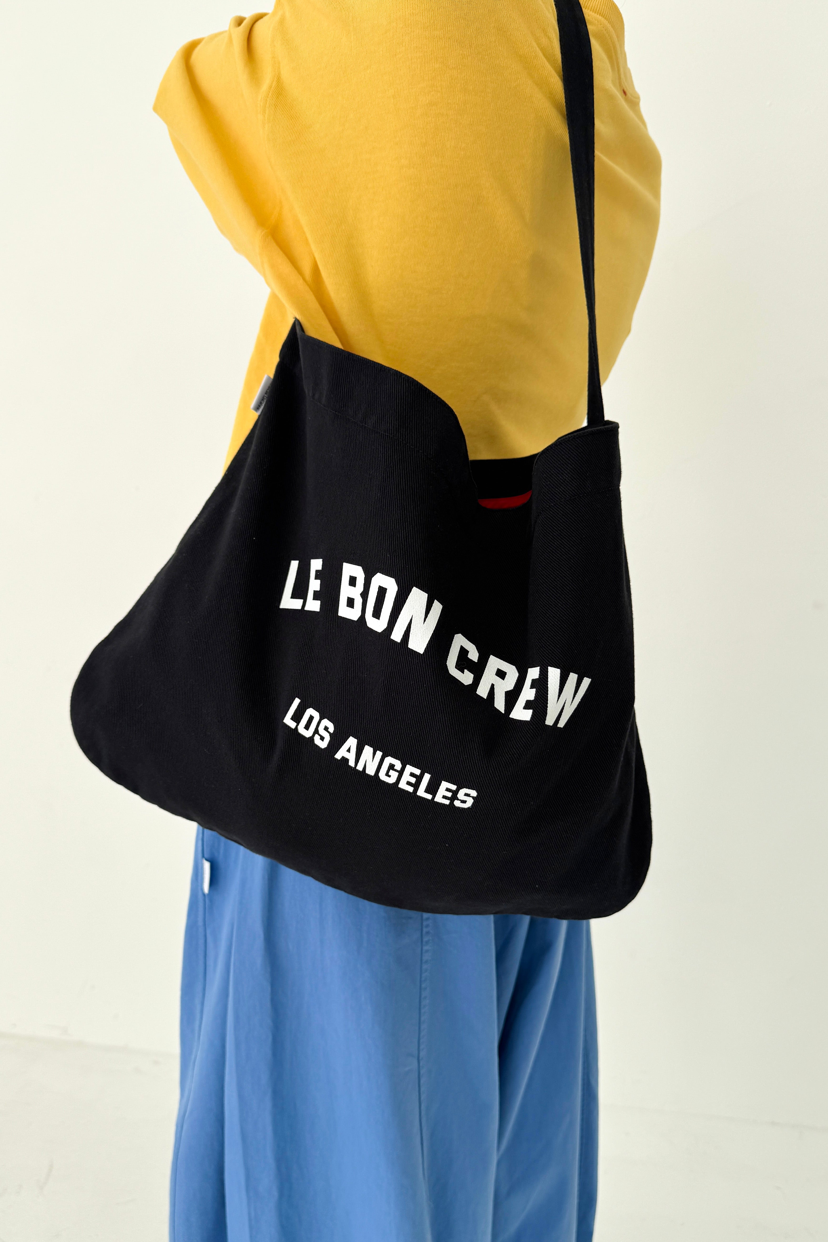 Le Bon Crew Happy Carry Bag - Black Canvas / Le Bon Crew