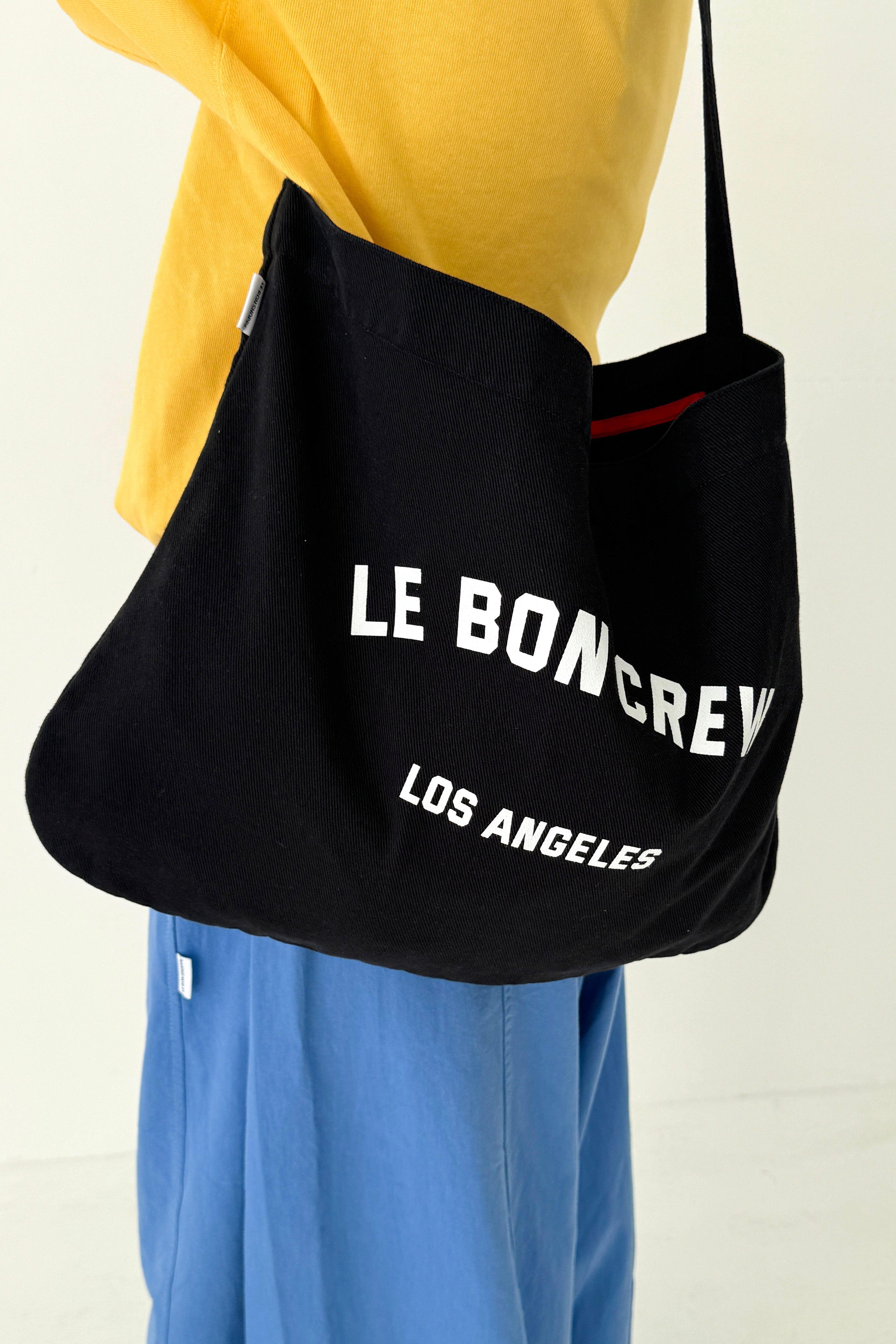Le Bon Crew Happy Carry Bag - Black Canvas / Le Bon Crew