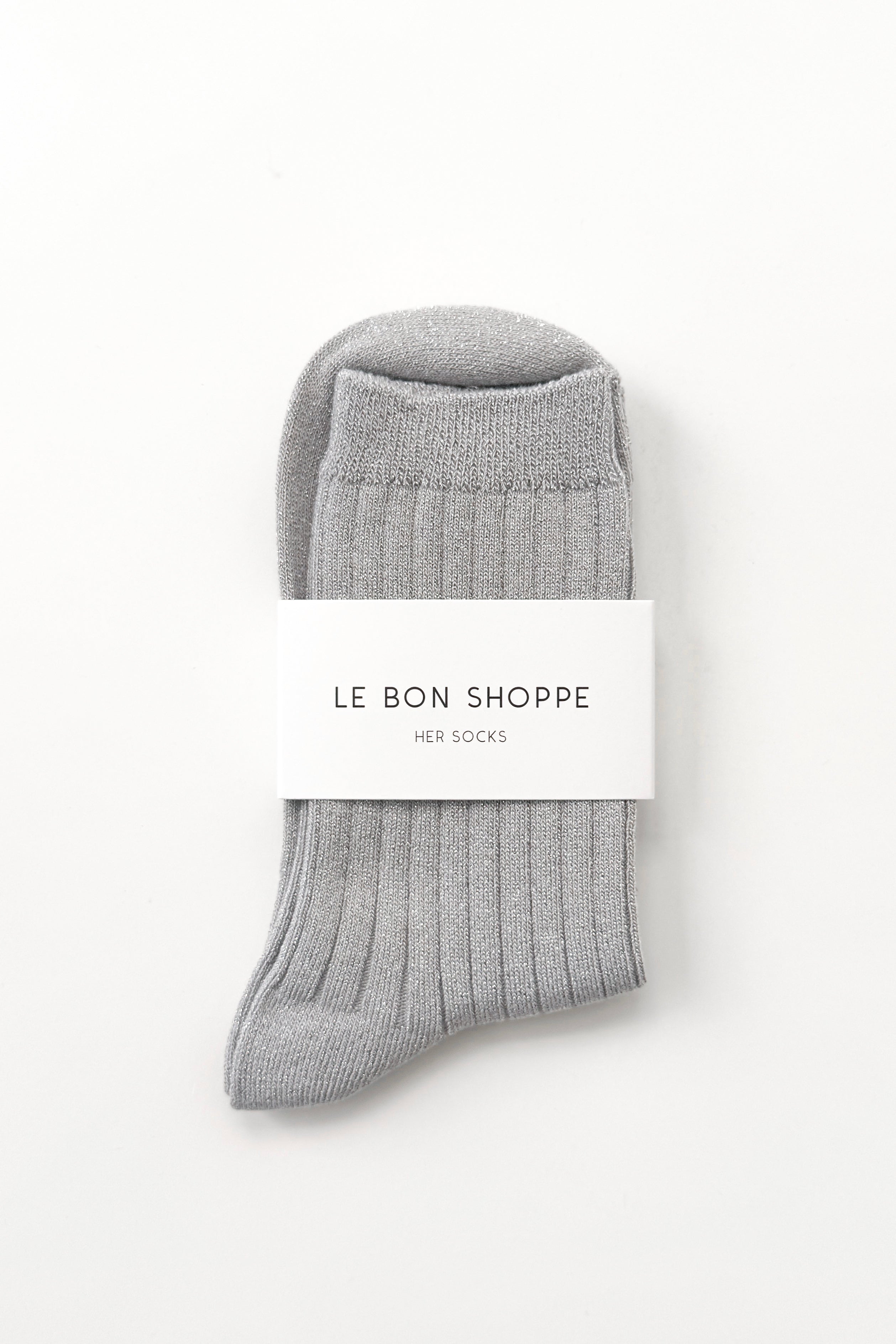 Her Socks (Glitter) - Silver