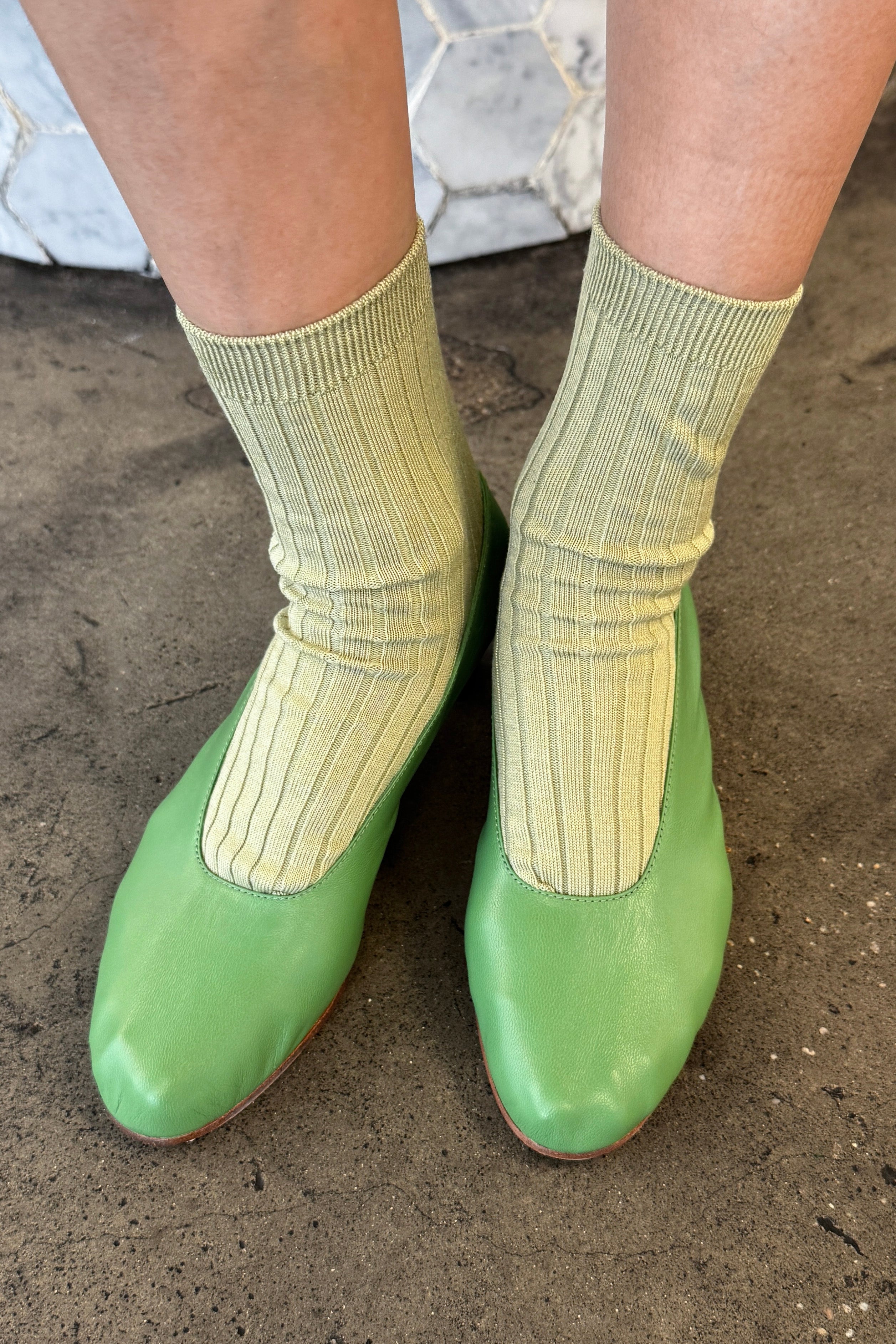 Her Socks (MC cotton) - Avocado