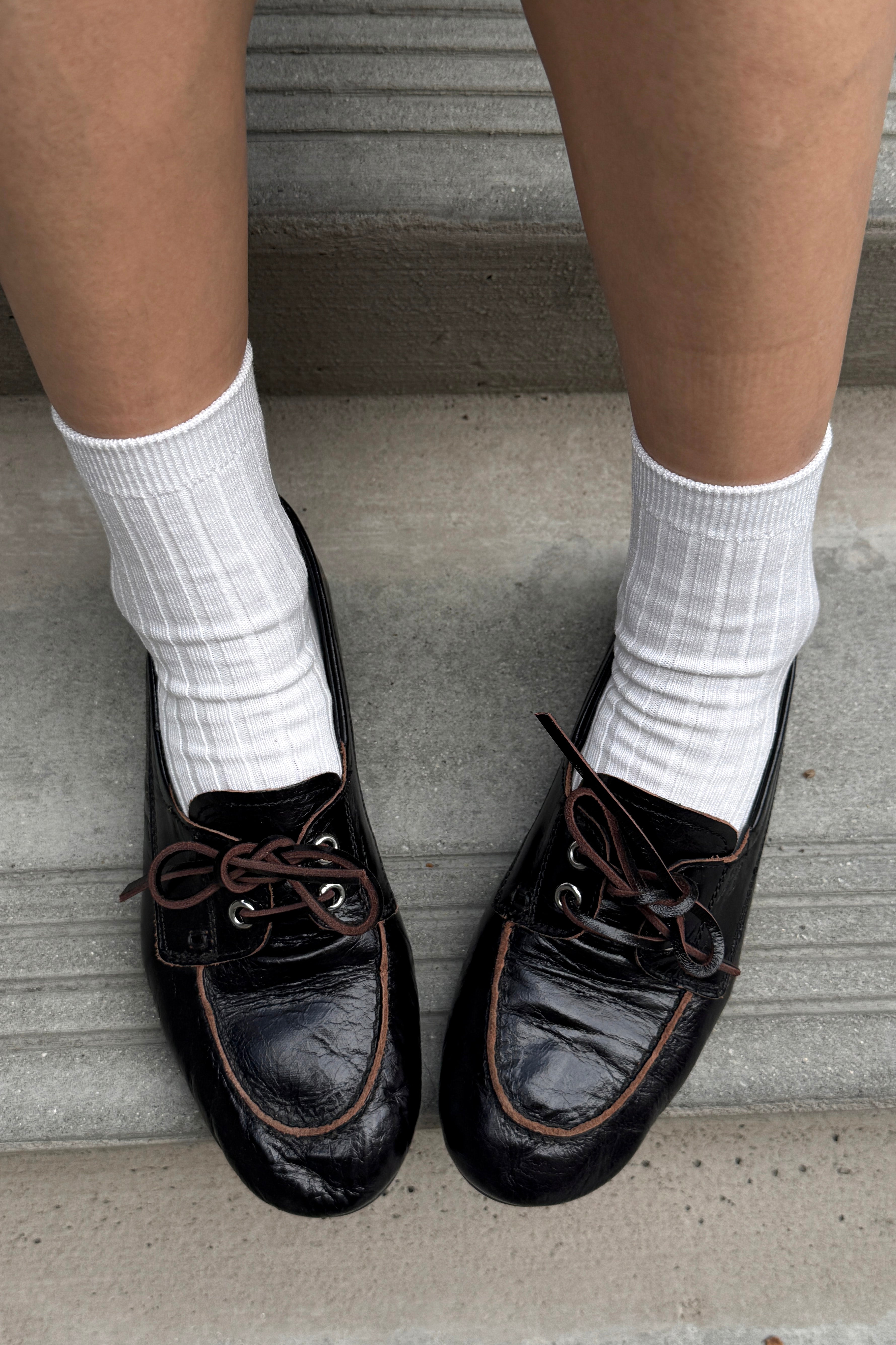 Ses Chaussettes (MC coton) - Blanc Classique