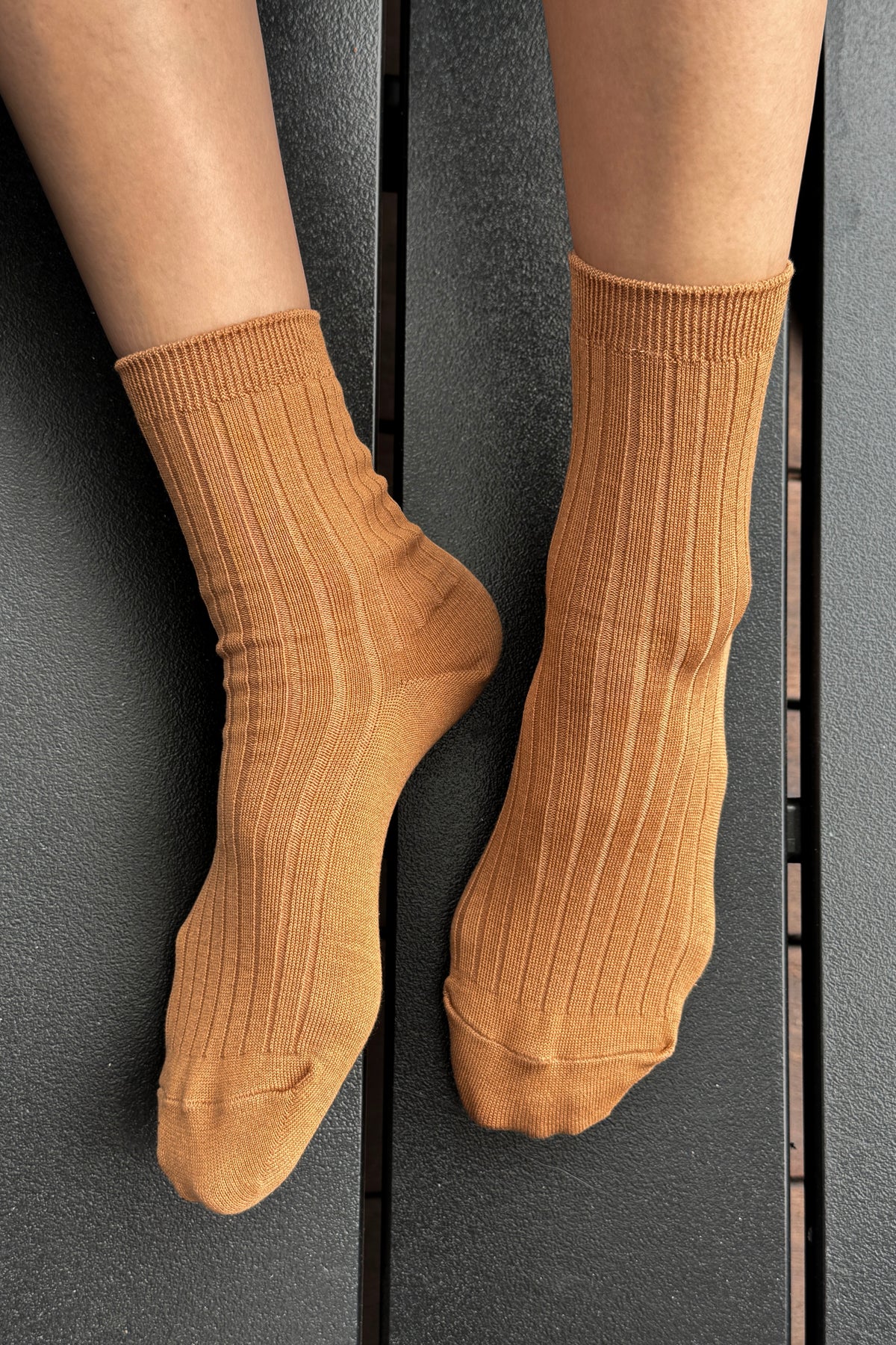 Ses chaussettes (coton MC) - Peanut Butter 
