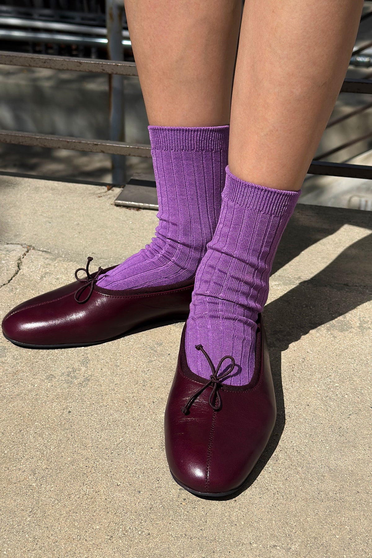 Her Socks (MC cotton) - Violet