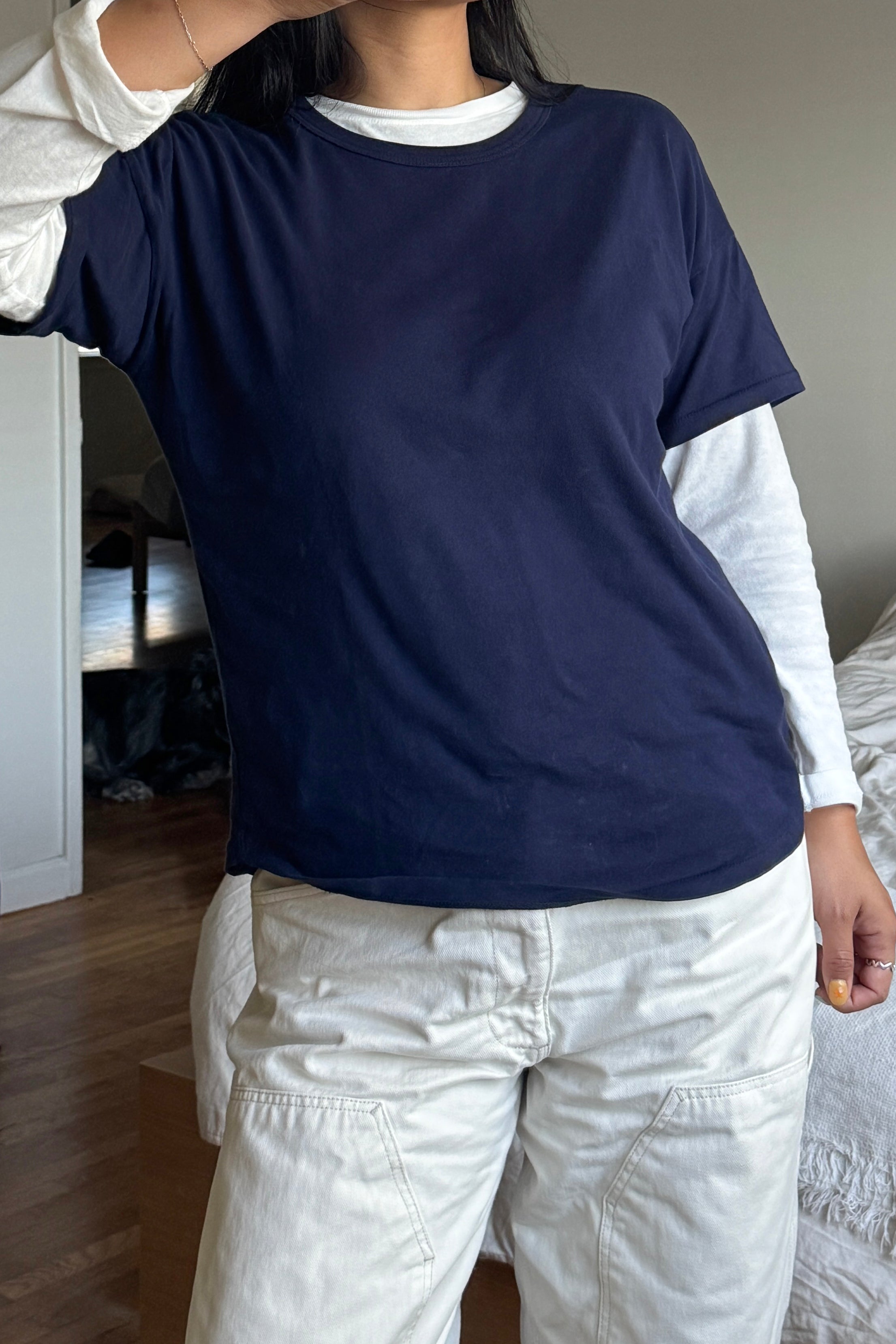 Her Tee - Navy
