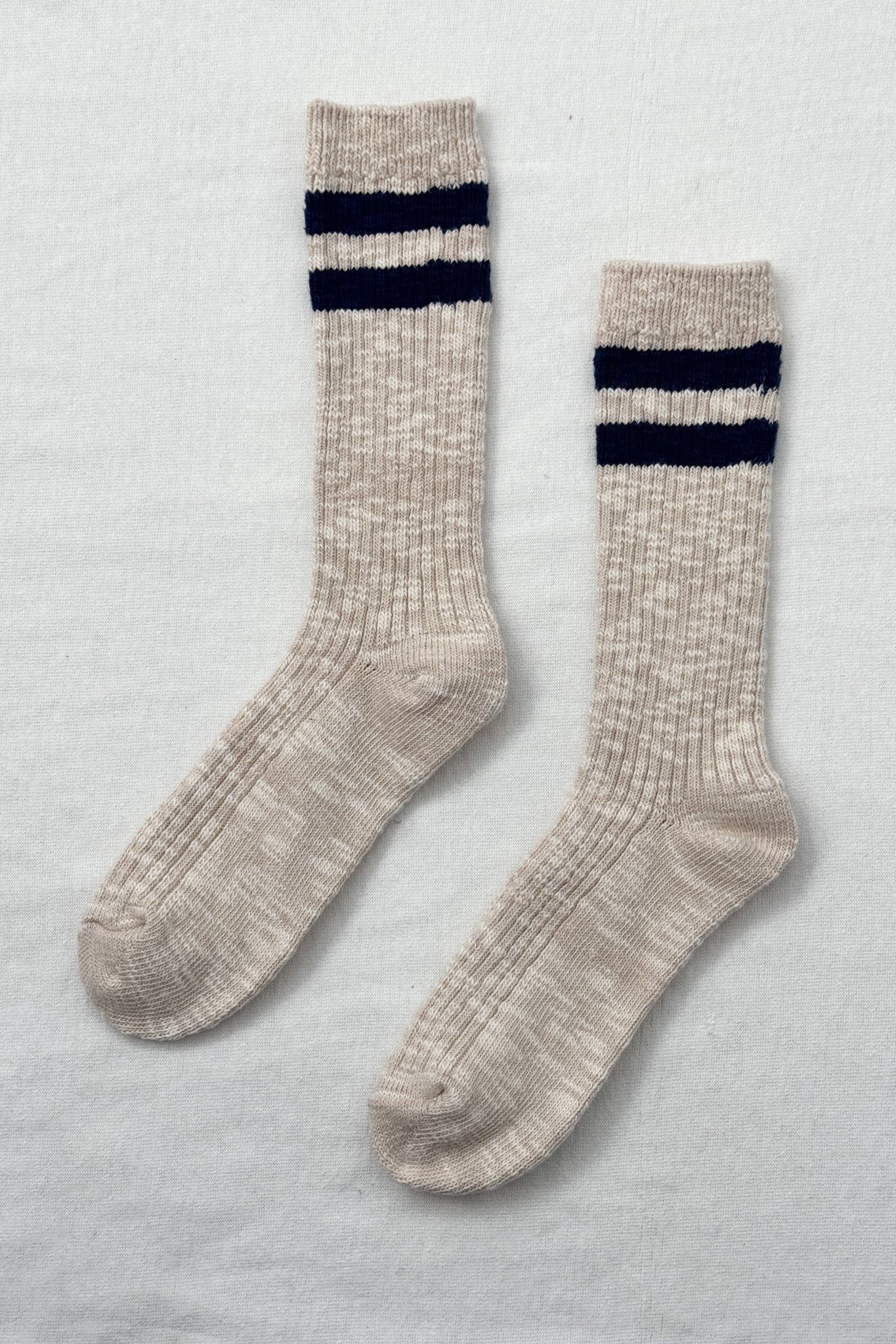 Cottage Varsity Socks - Oatmeal Varsity