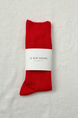 Trouser Socks - Red Lipstick