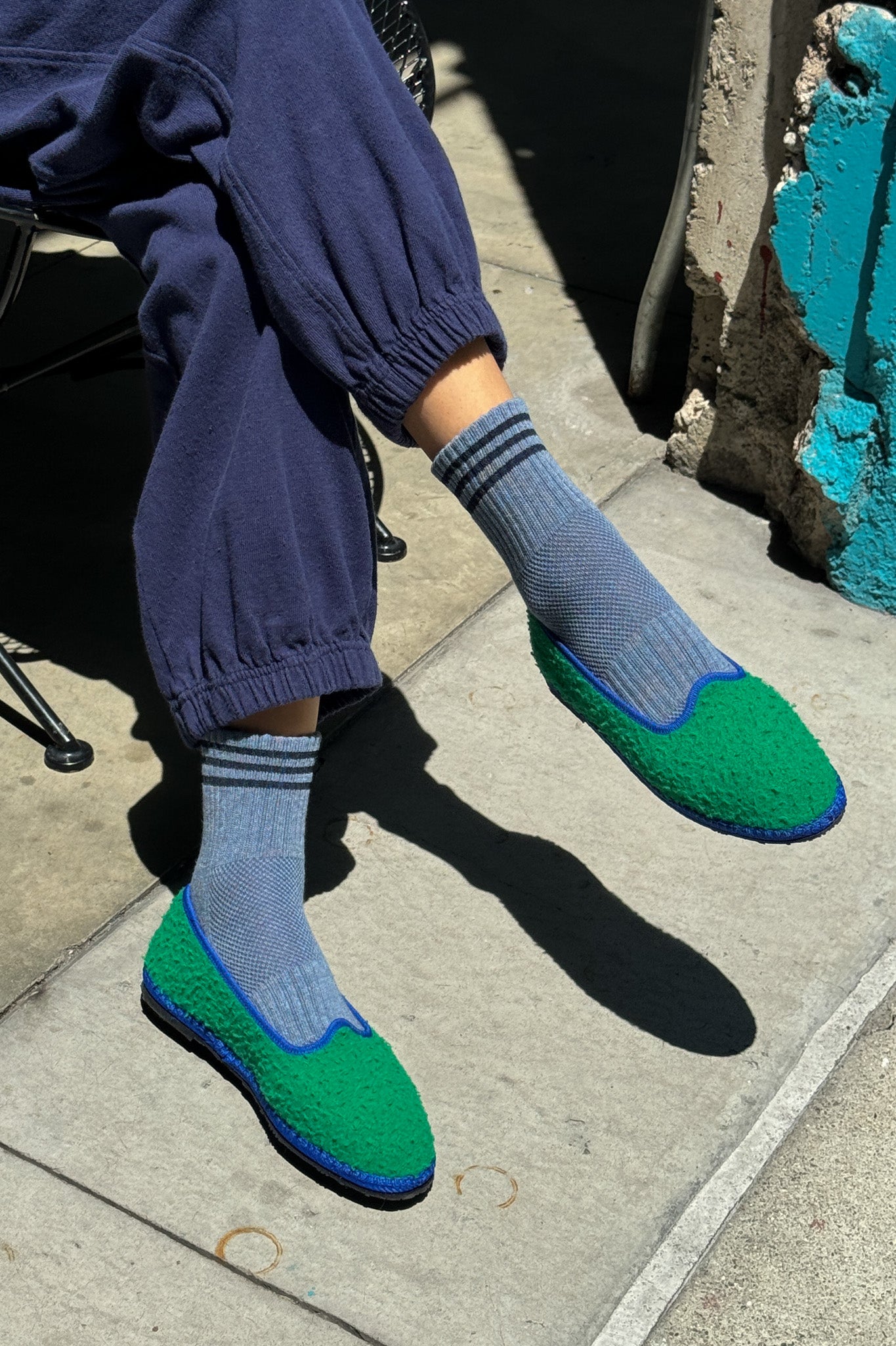 Girlfriend Socks - Indigo