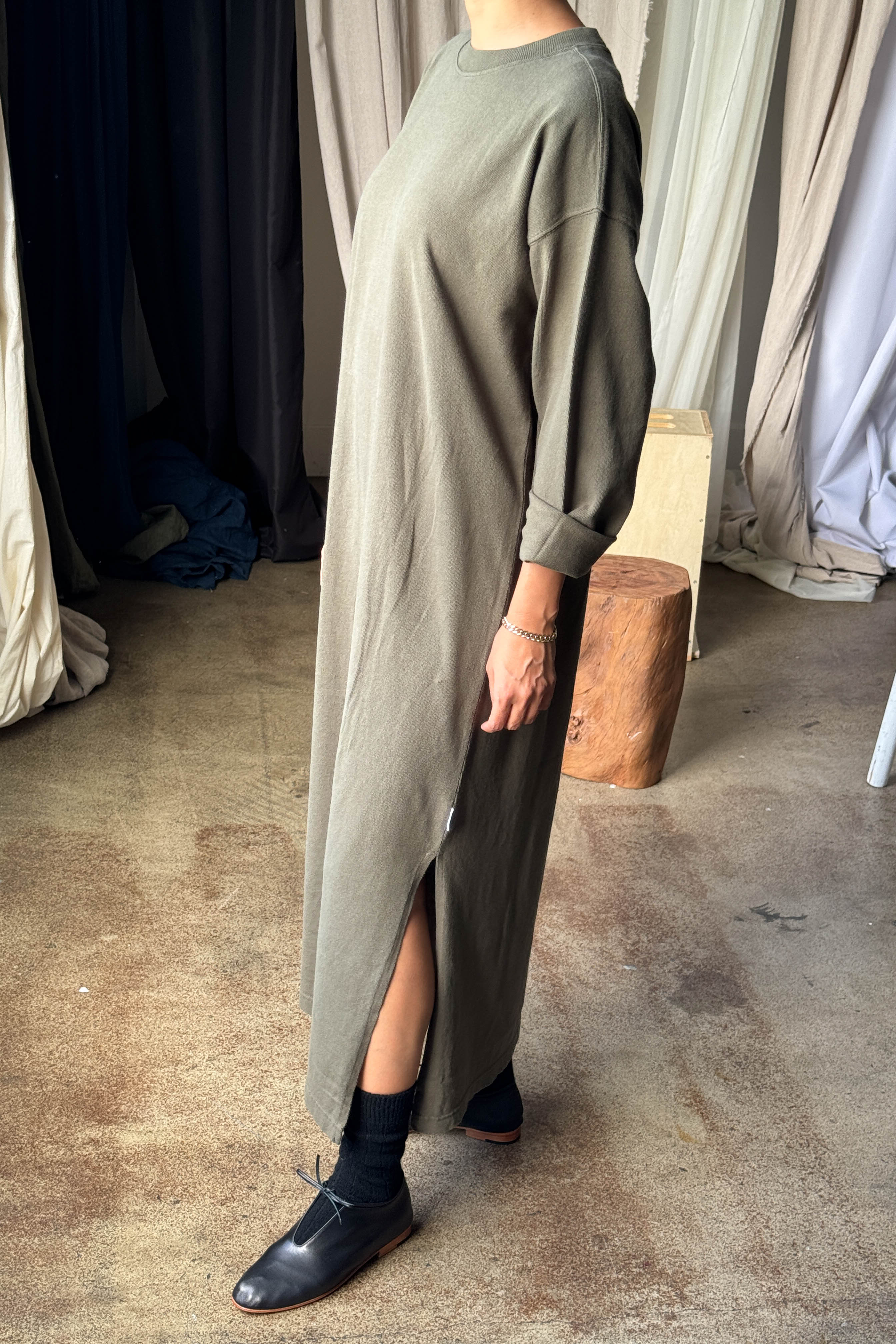 Robe du dimanche - Vert olive