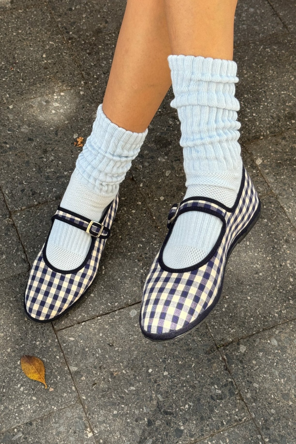 Ballet Socks Baby Blue1