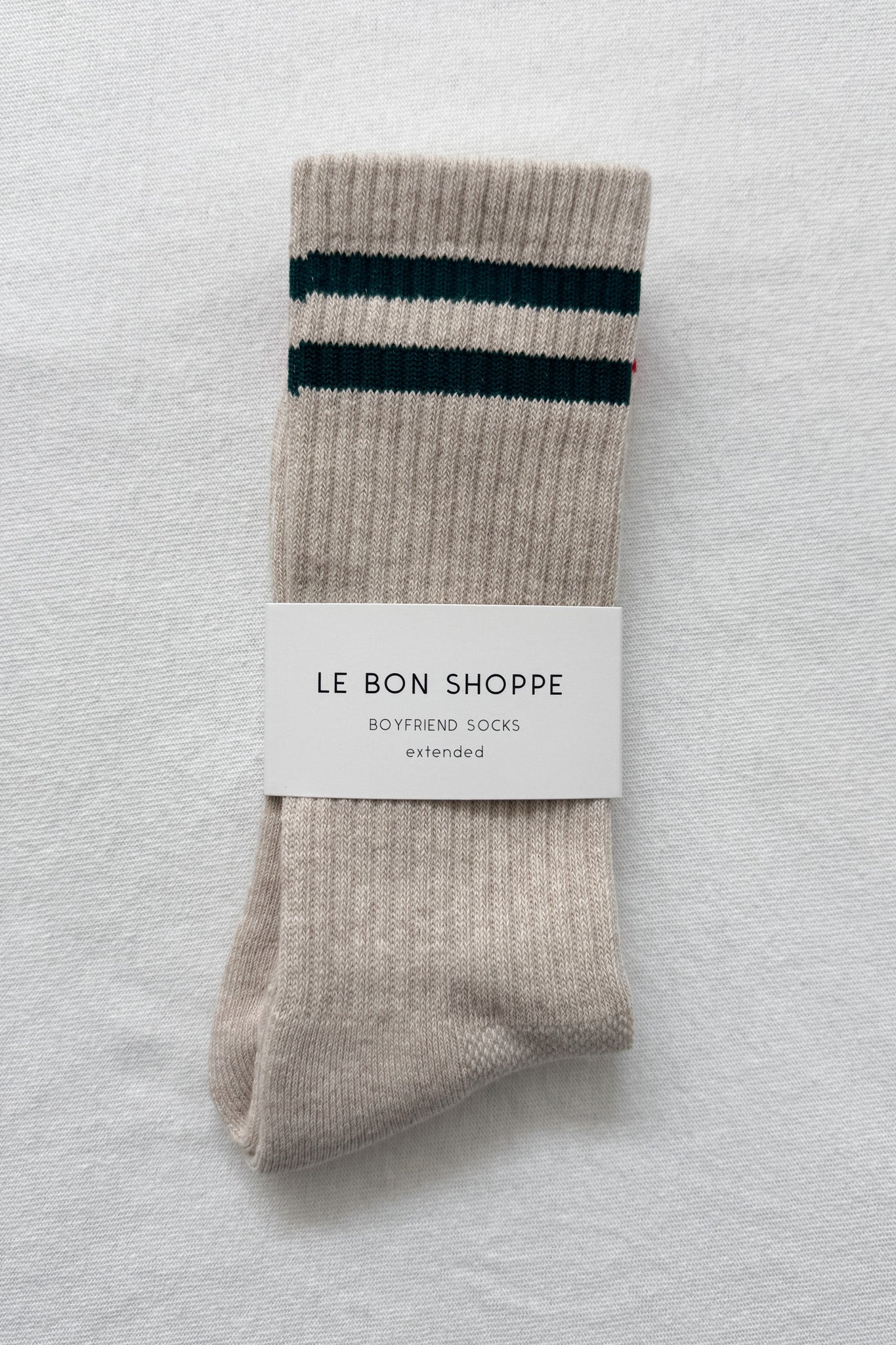 EXTENDED  Boyfriend Socks - Oatmeal