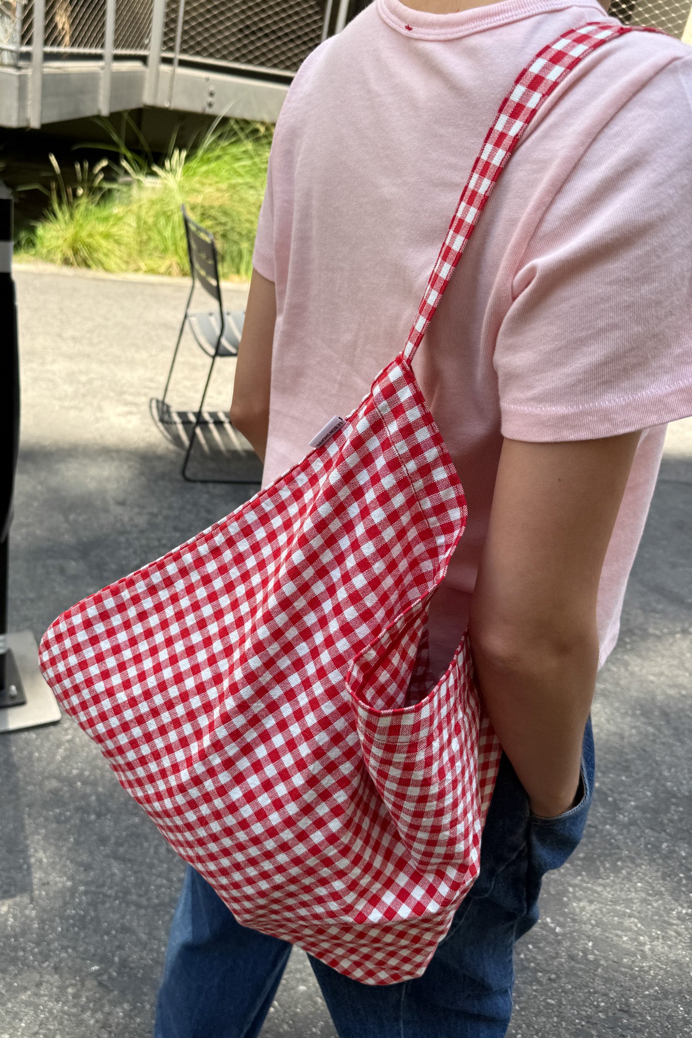 Happy Carry Bag - Red Gingham