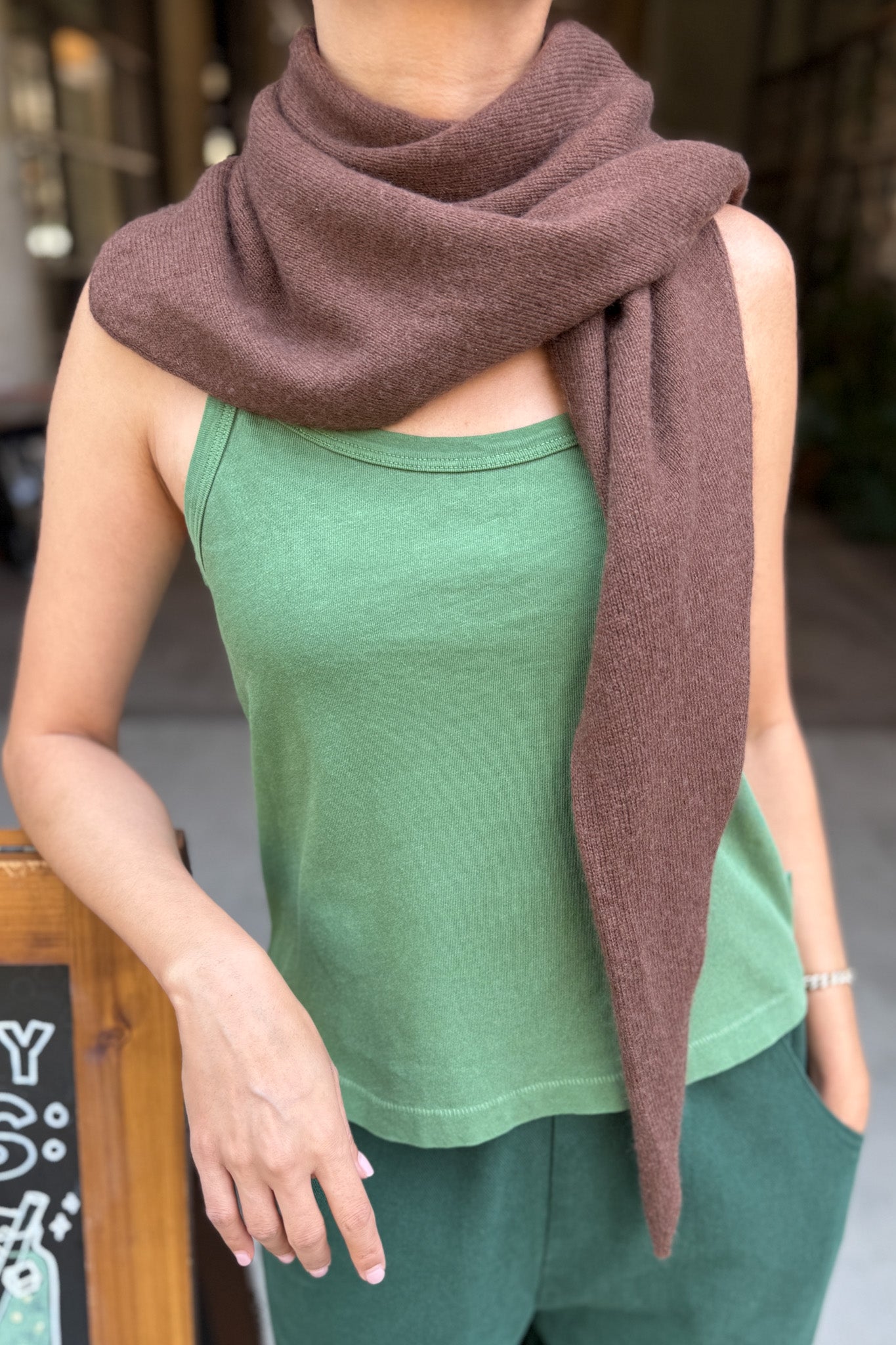 Cashmere Shawl - Mocha