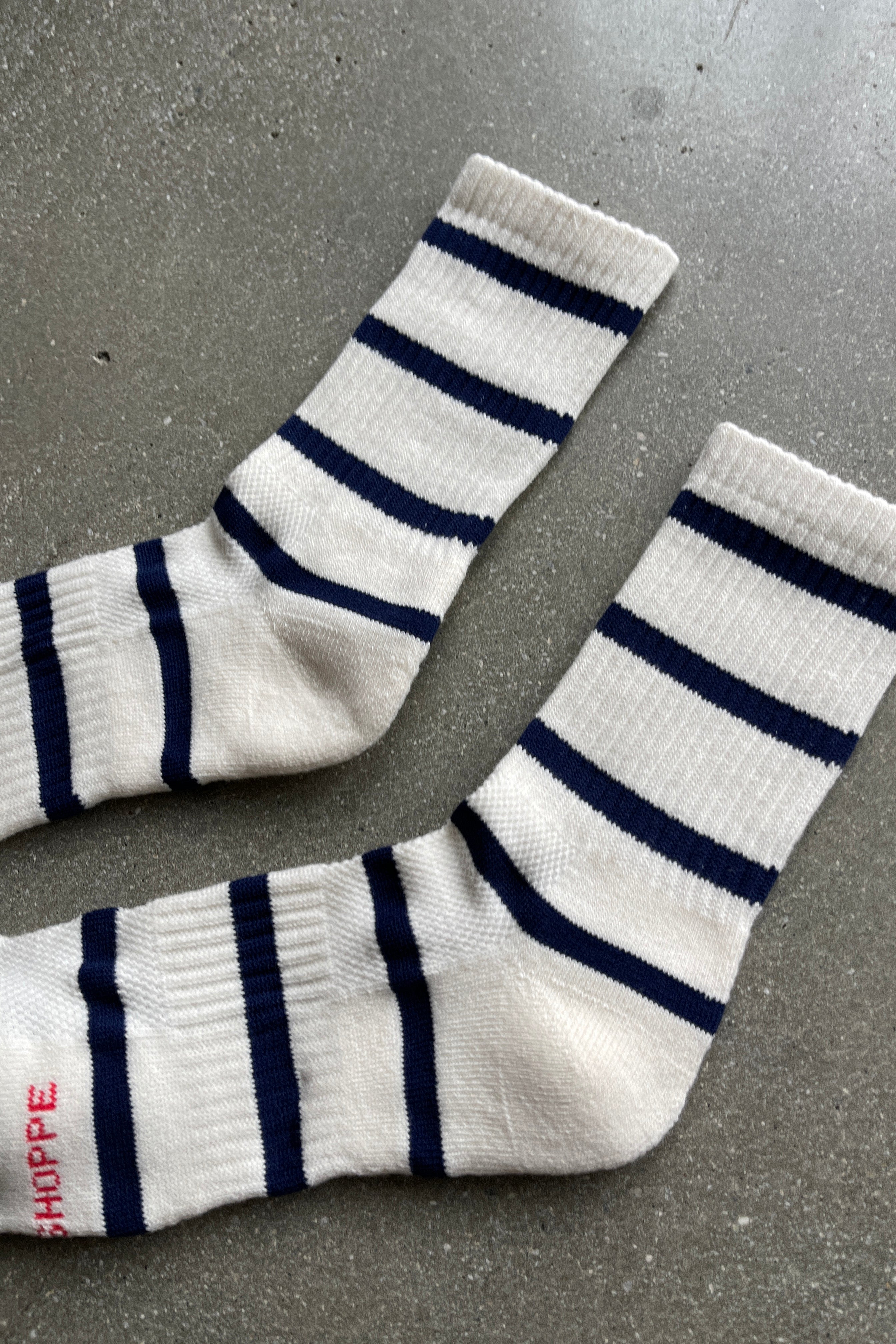 Striped Boyfriend Socks - Sailor Stripe