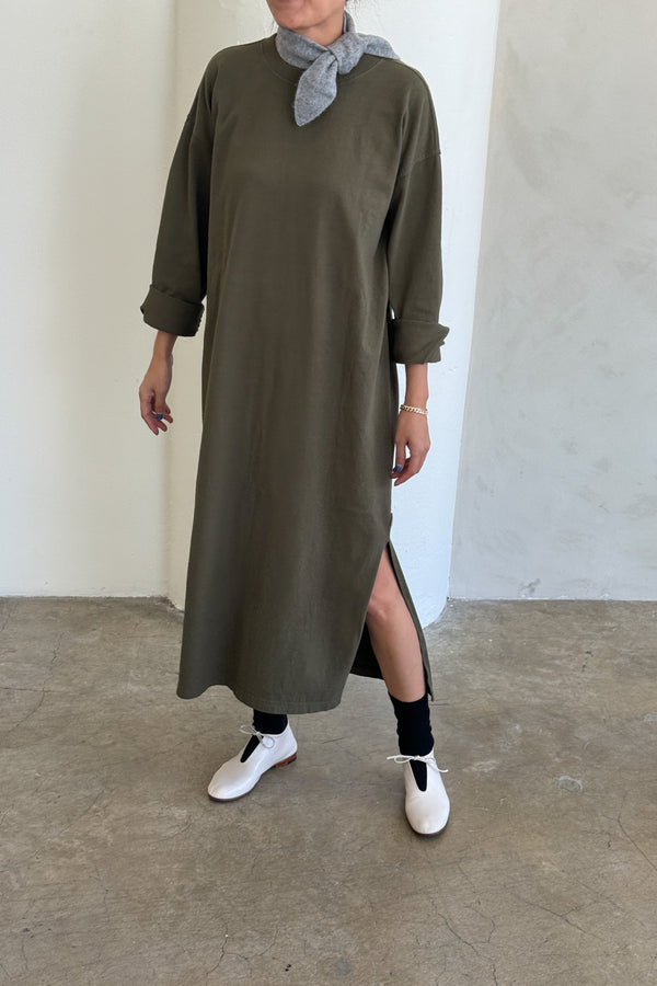 Sunday Dress - Olive Green