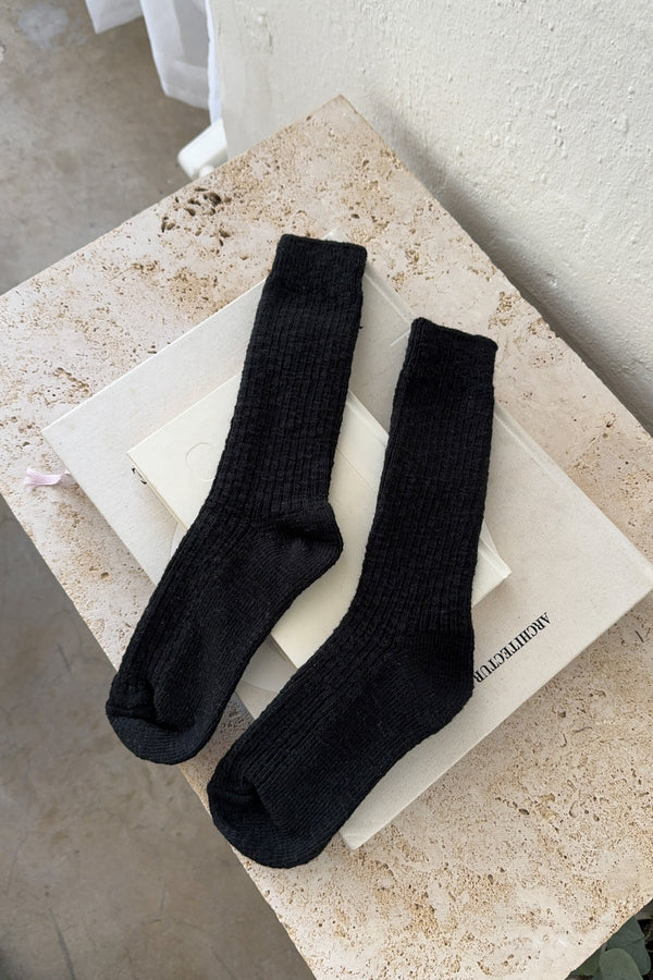 Cottage Socks - Black