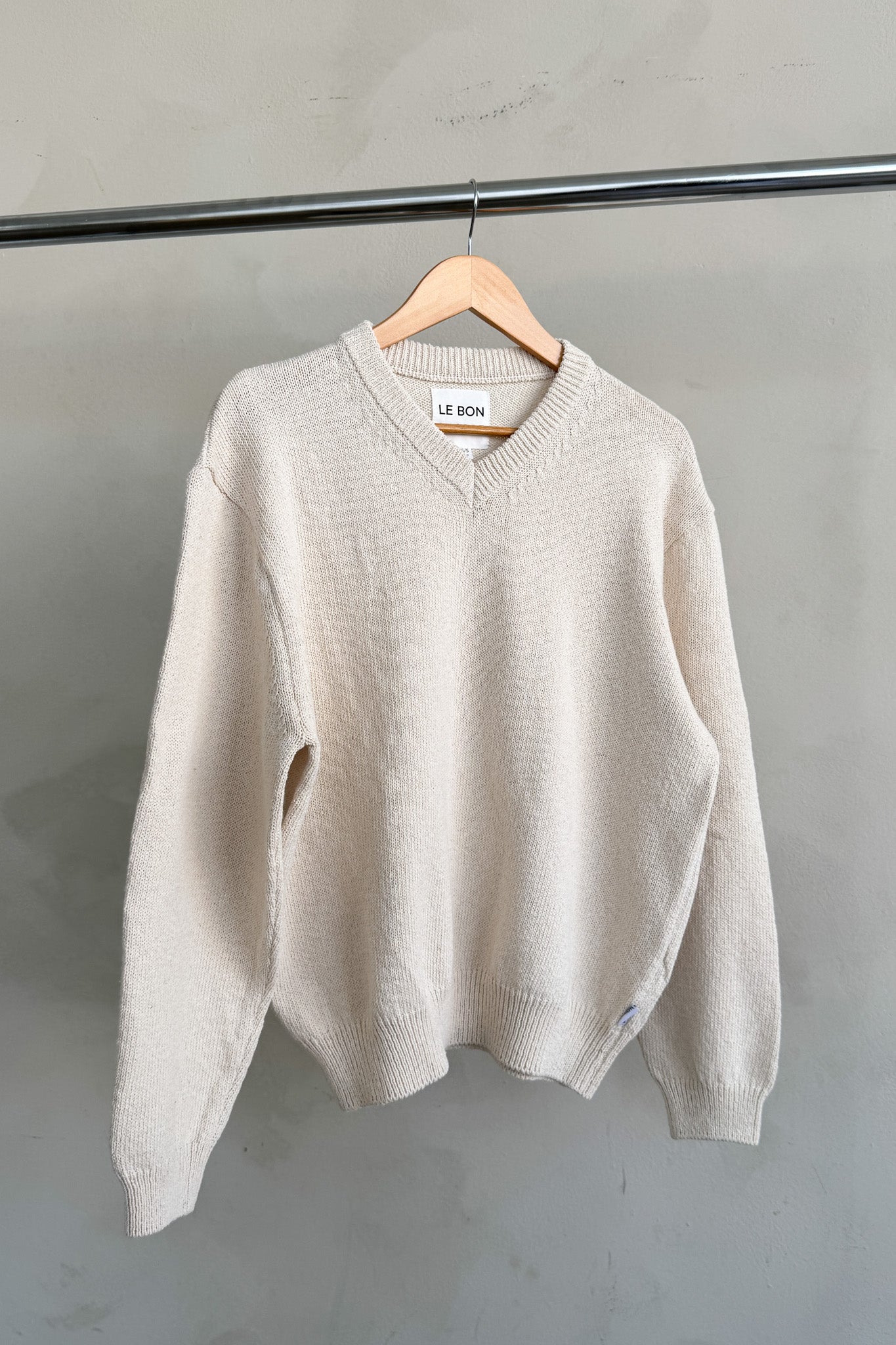 Gabby Cotton Sweater - Naturel